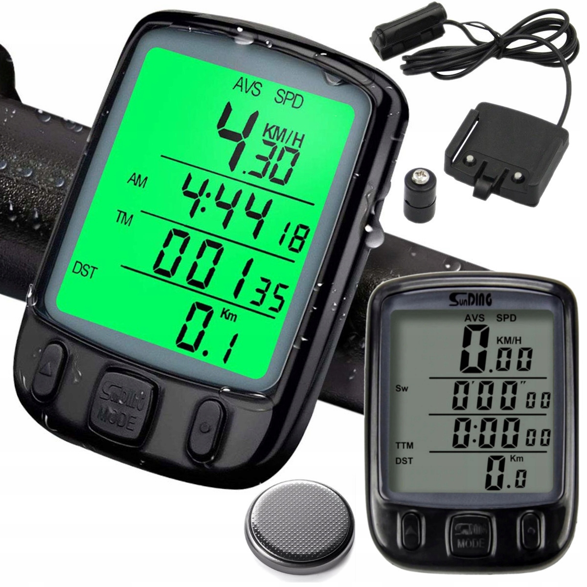 

Licznik Rowerowy Wodoodporny 25 Funkcji LCD