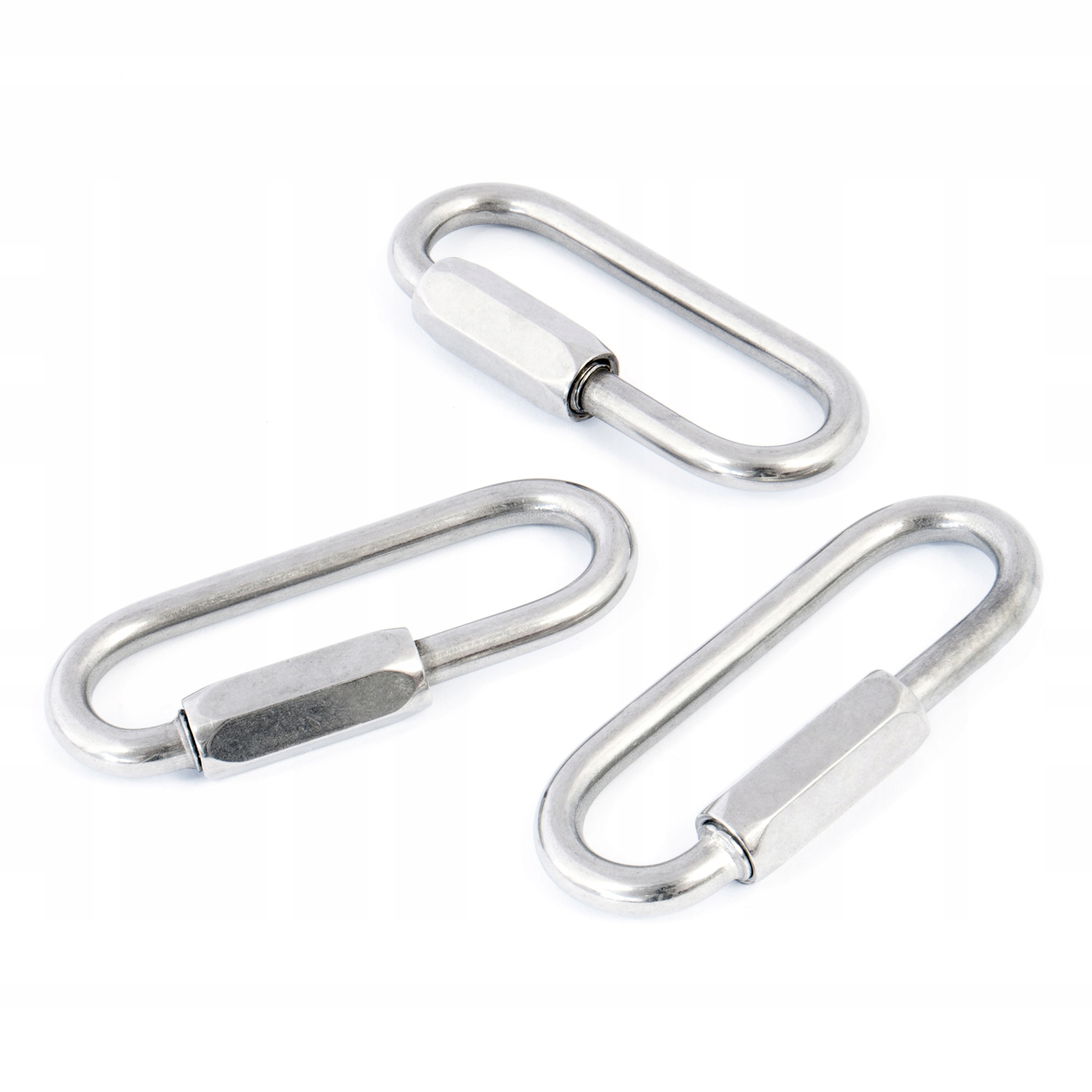 Šroubovací Článek pro řetěz nerezový podlouhlý V4 5 mm 20 ks