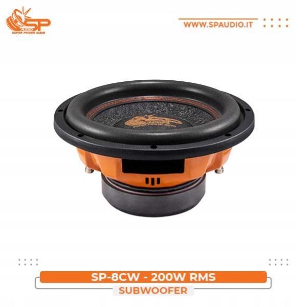 Subwoofer Sp Audio SP-8CW / 200 WATT RMS Marka Sp Audio