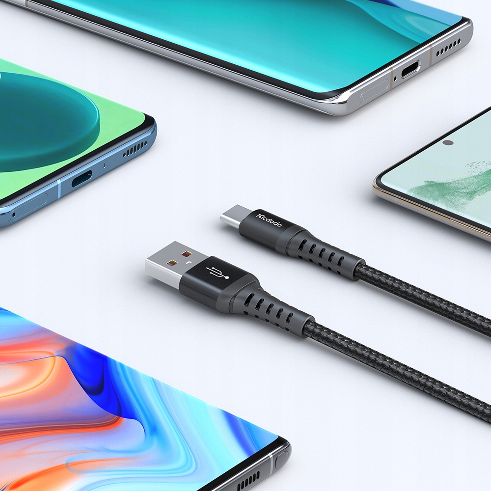 MCDODO KABEL USB-C SZYBKIE ŁADOWANIE DO SAMSUNG XIAOMI USB TYP C QC 4.0 3M Kod producenta CA-2273