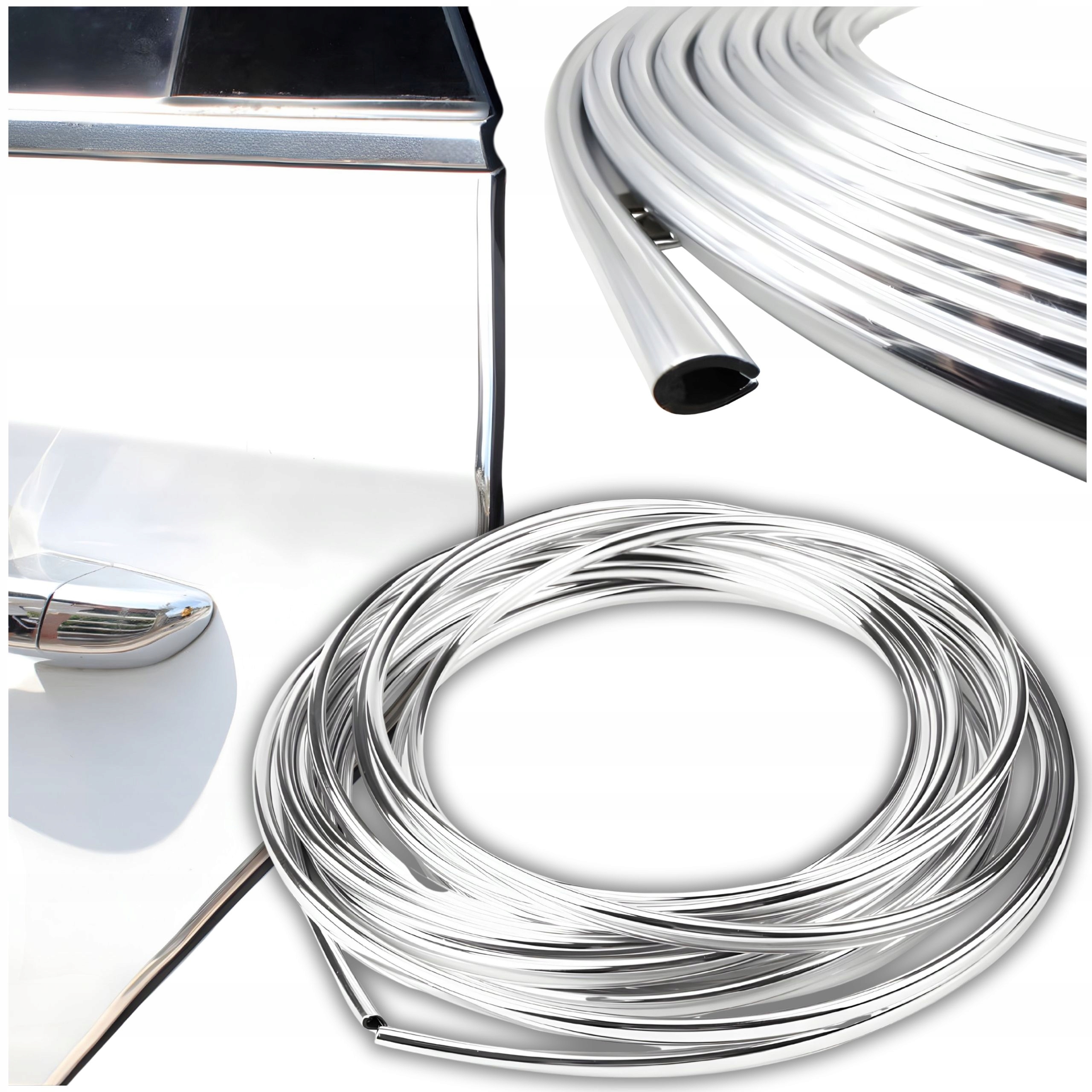 Listwa ozdobna Easy Tuning chromowa 8x6 mm 5 m