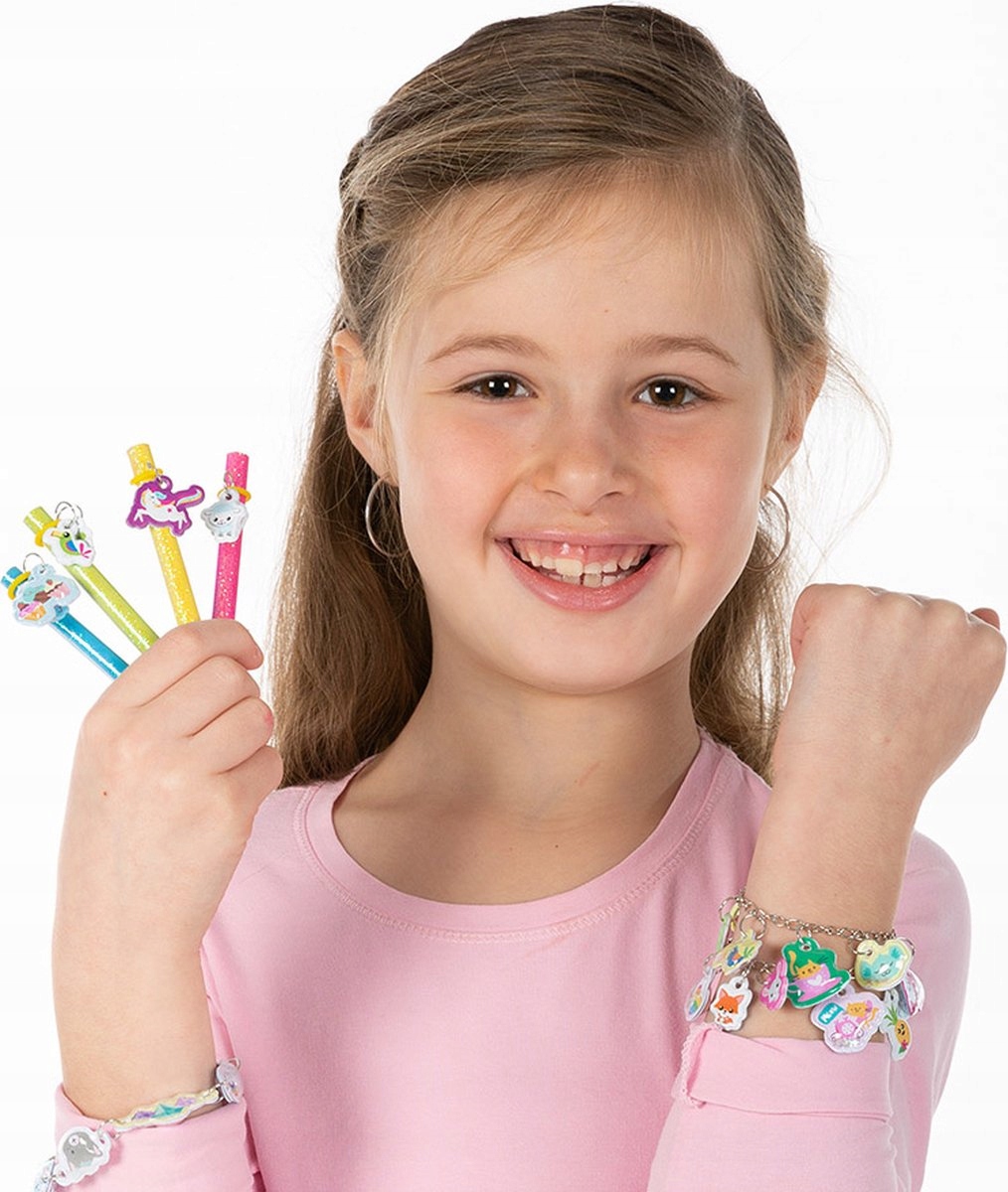 Totum zestaw kreatywny do robienia bransoletek Charms & Bracelets kawaii Płeć dziewczynki