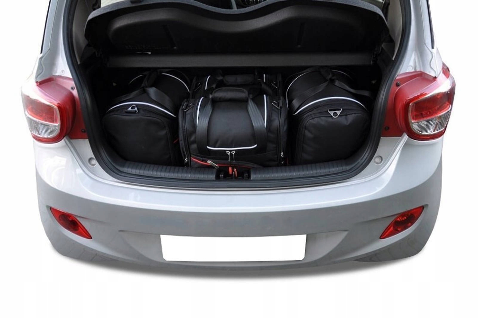 J&j Automotive Sada 4ks cestovných tašiek Aero pre Hyundai i10 2013+