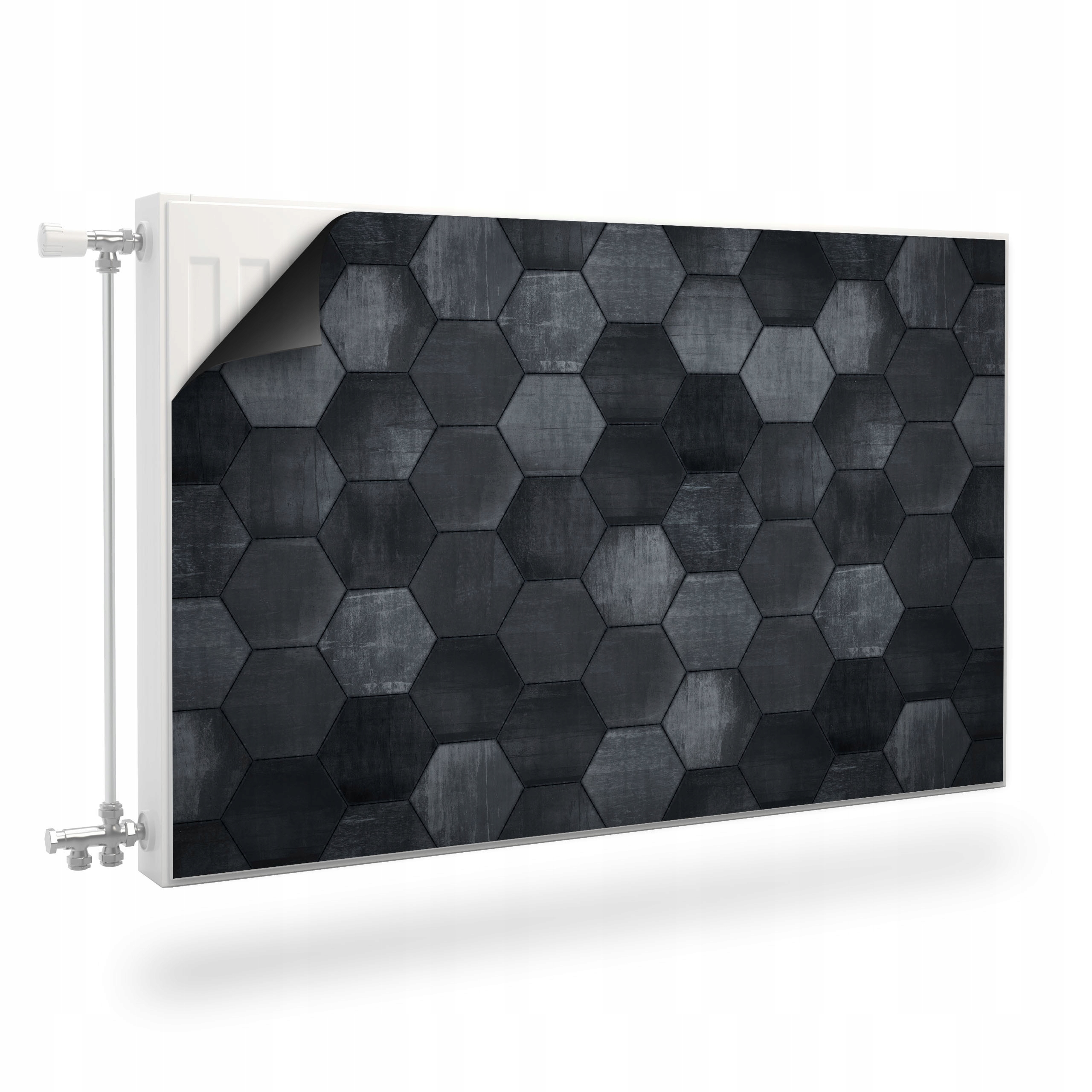 Magnetická Podložka Na Radiátor Černá Mozaika Abstrakce Magnet 100x60