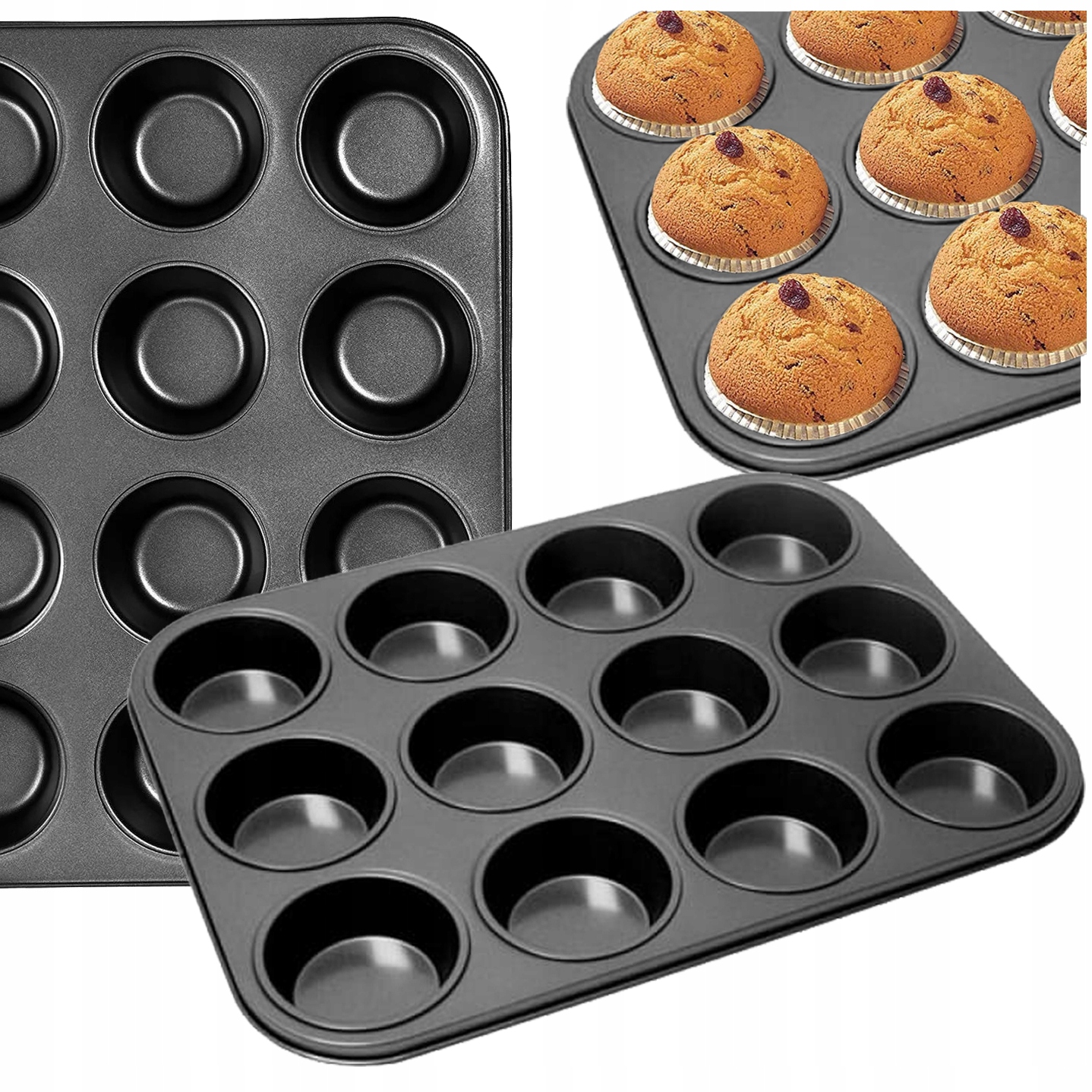 

Forma Blacha Na Muffinki Do Pieczenia 12 Babeczek