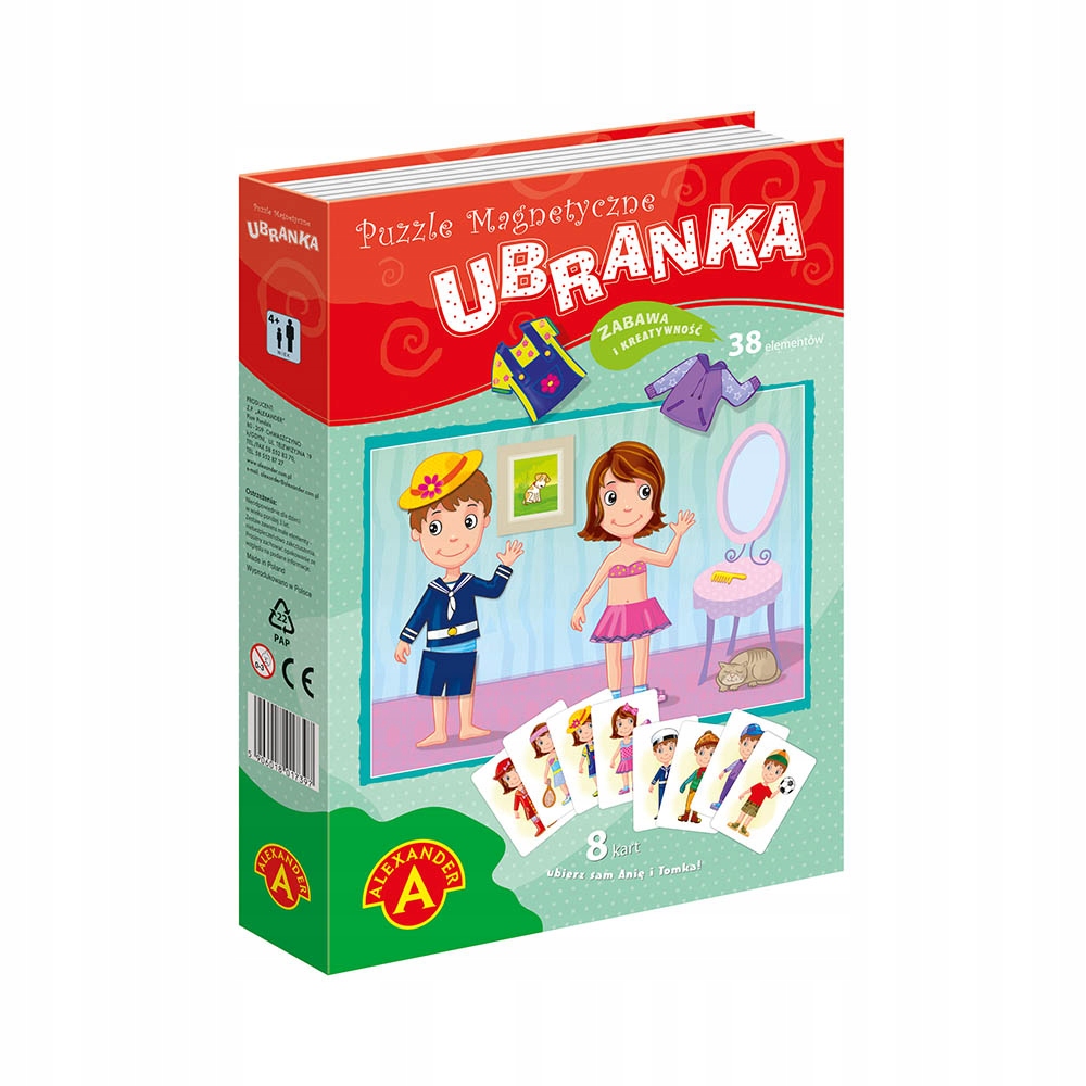 

Alexander Puzzle magnetyczne Ubranka 0756
