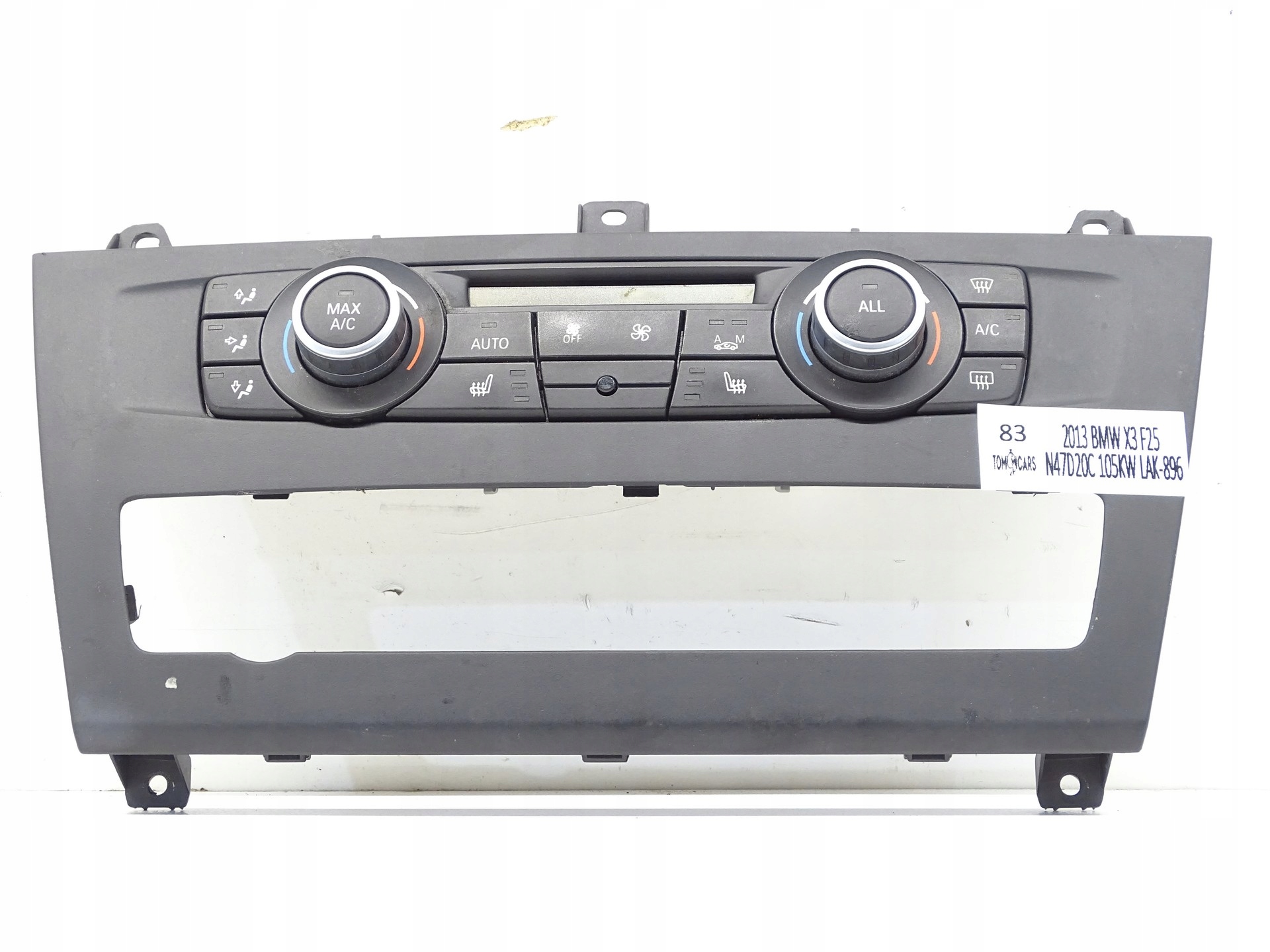 PANEL klími klimatizaci kryt BMW X3 9312722