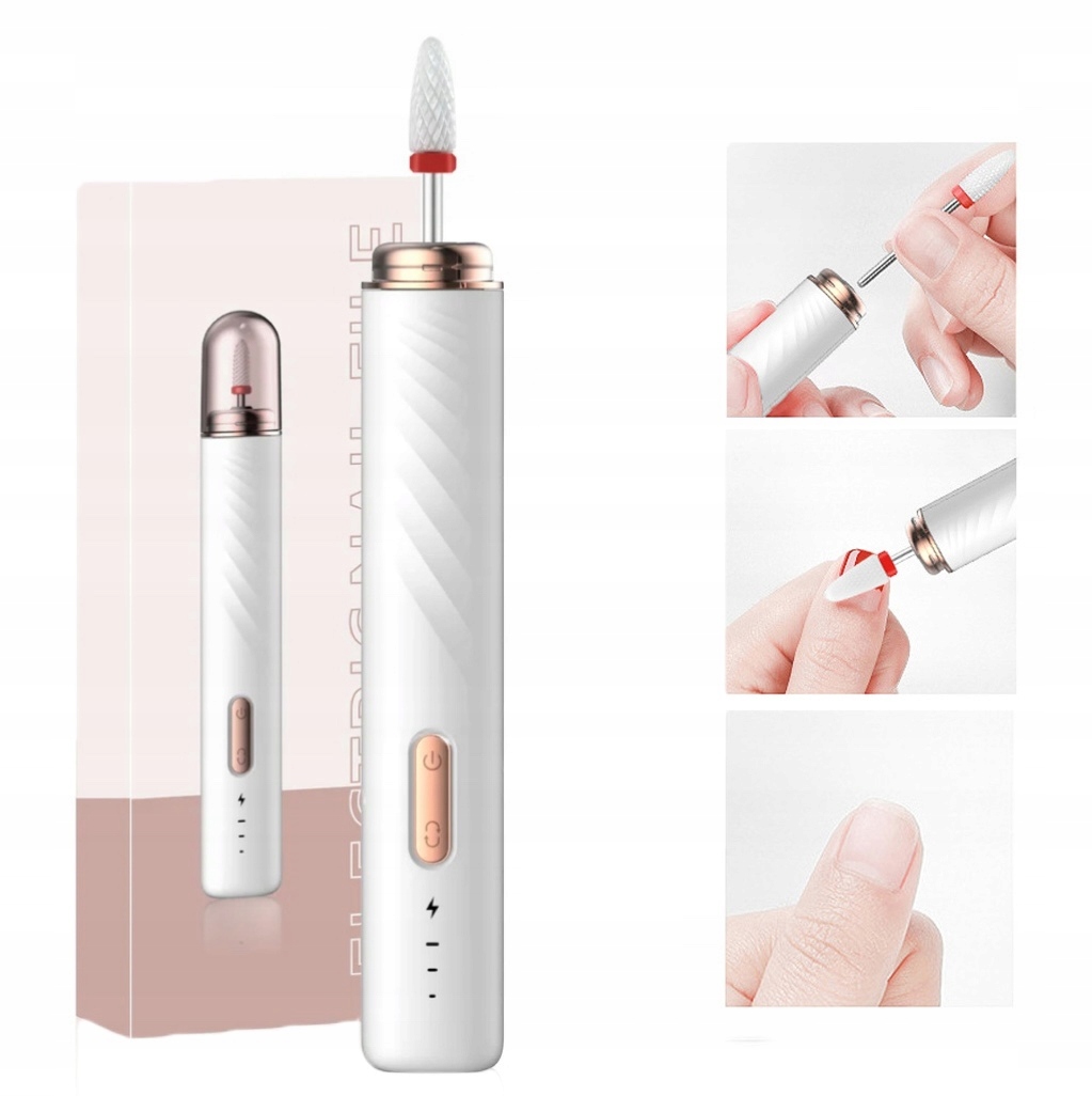 Stroj Na Frézování Nehtů S Nízkou Hlasitostí 150000 Ot/min, 6 Fréz