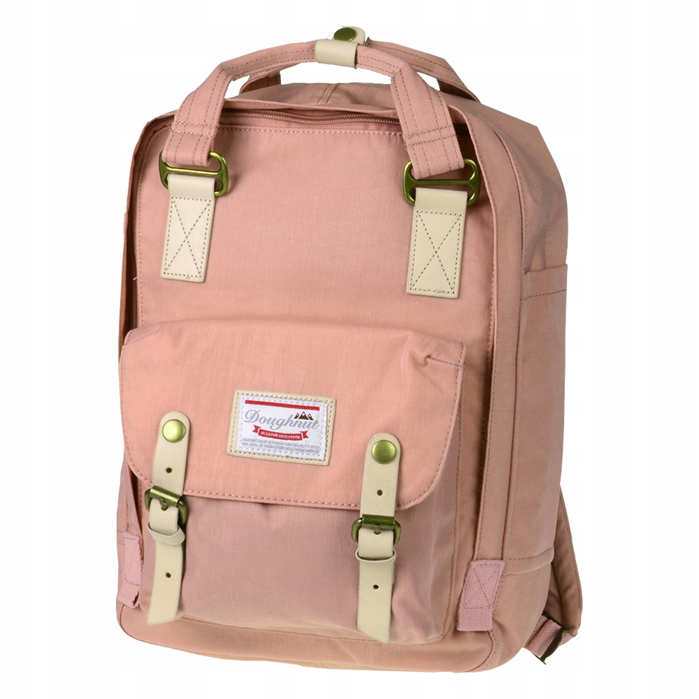 Školní batoh pro každodenní nošení Doughnut Macaroon růžový