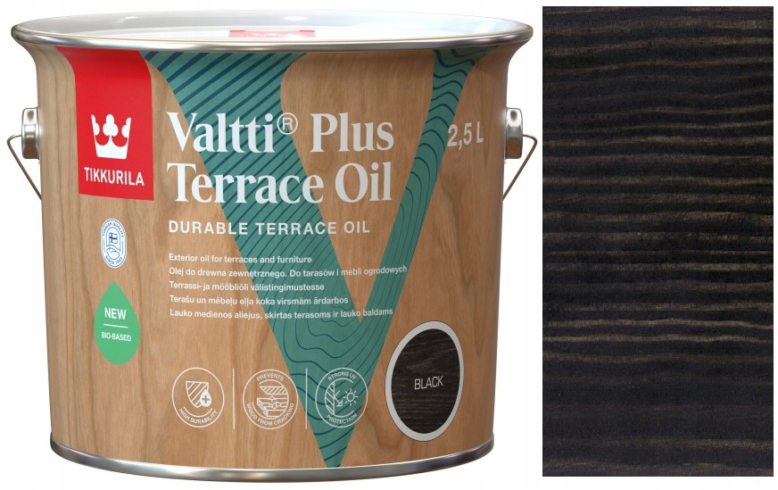 

Tikkurila Valtti Plus Terrace Oil 2,5L Black