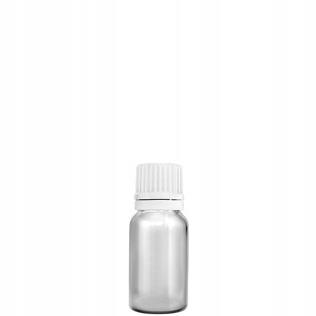 

Butelka Szklana 10ML Bezbarwna Z Nakrętką Plastiko
