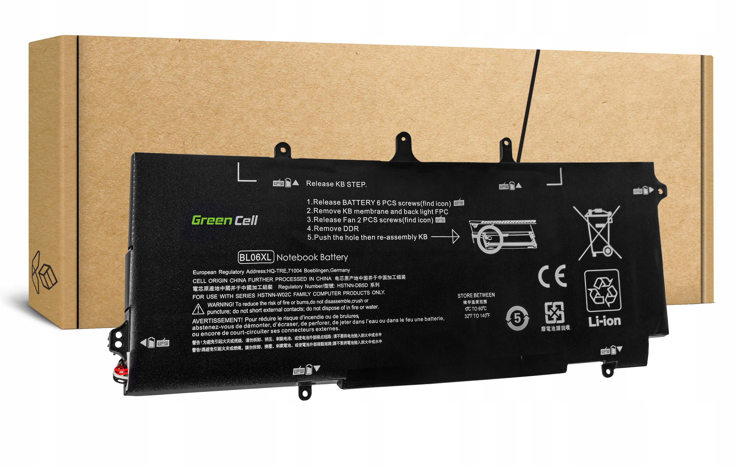 

Bateria BL06XL do Hp EliteBook Folio 1040 G1 G2