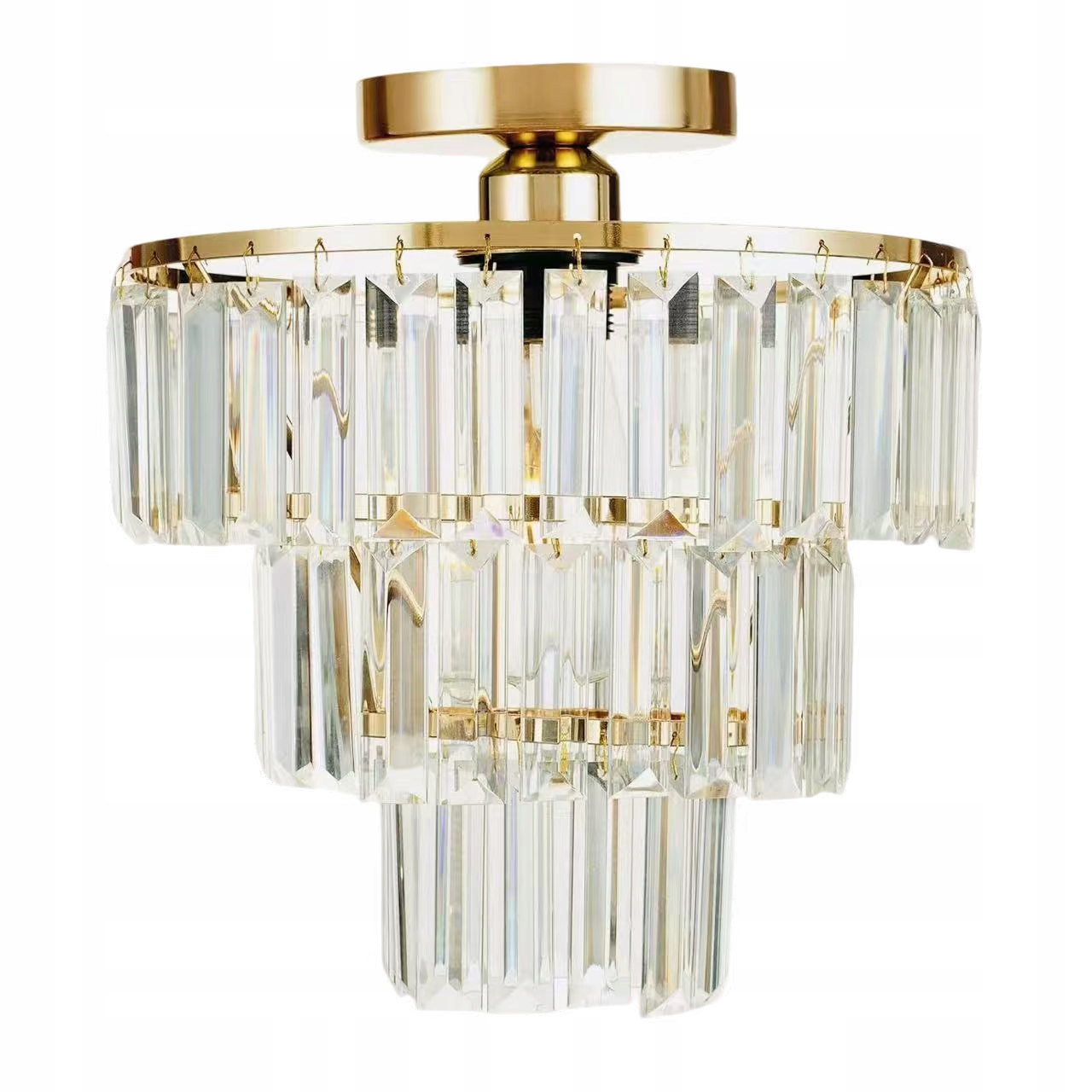 Lampa wisząca Lukkolight złota nowoczesna E27 28 cm