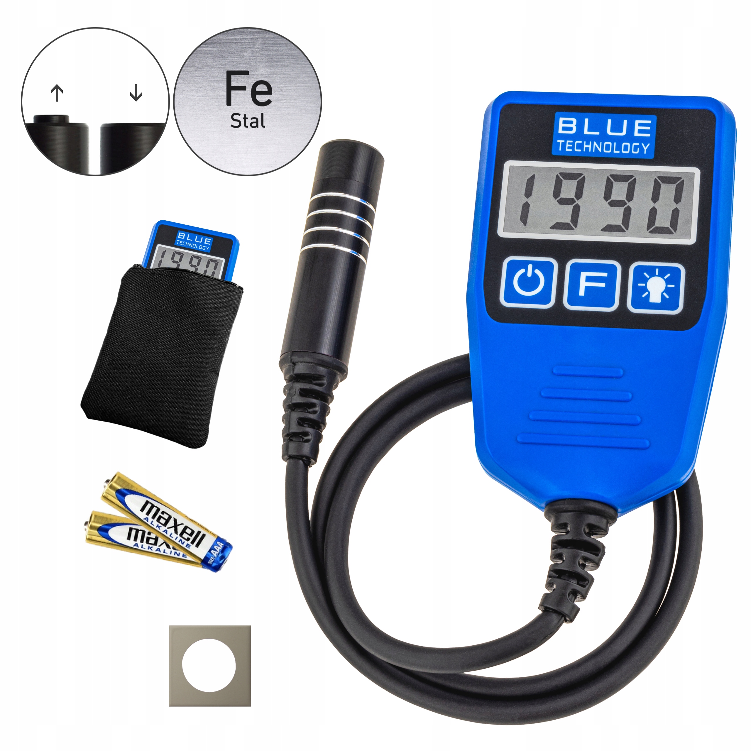 Měřič tloušťky laku Snímač Tester DX-13-S-FE Plochá sonda s přítlakem