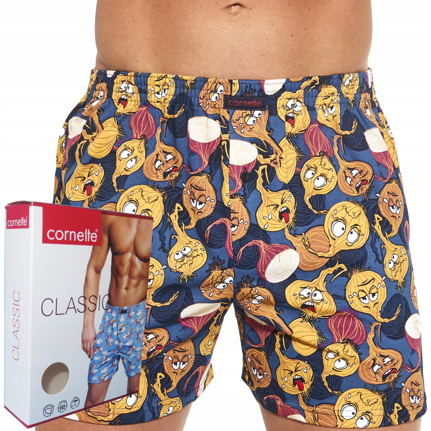 

Cornette bokserki Classic luźne 001/113 cebule