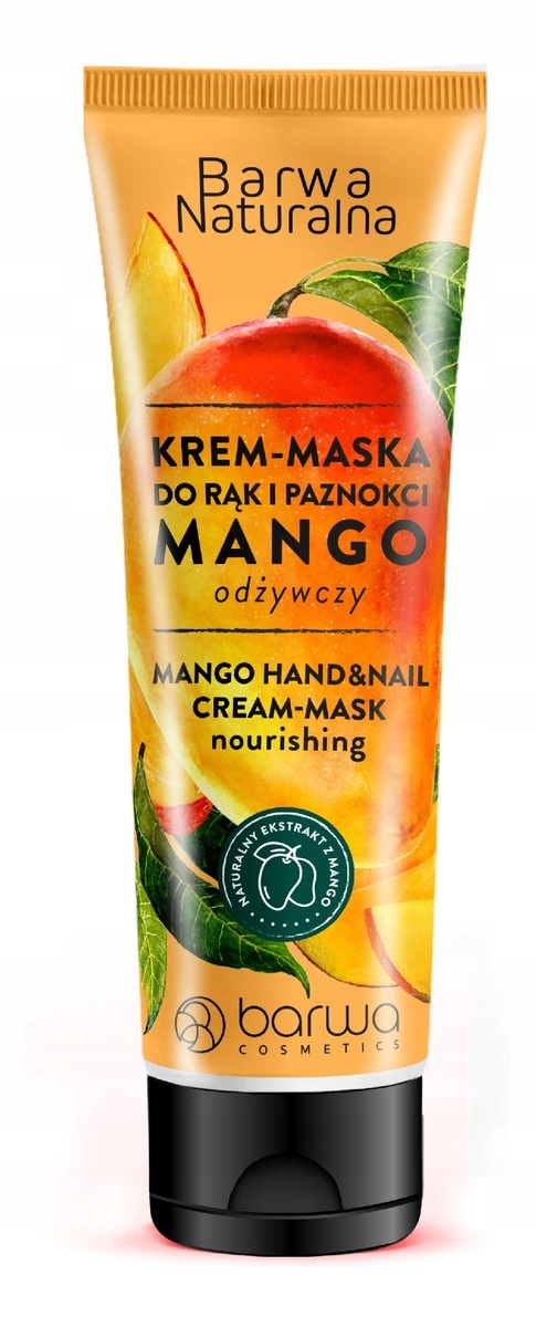 Barwa Přírodní krémová maska na ruce a nehty Mango 100 ml 1 ks