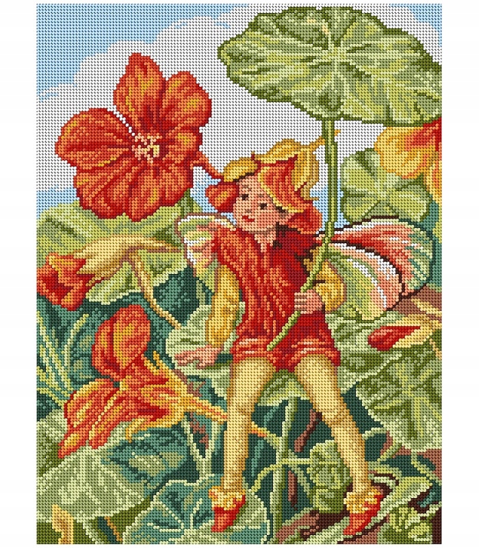 Sada Ariadna kanva mulina vyšívací jehla 30x40 8026