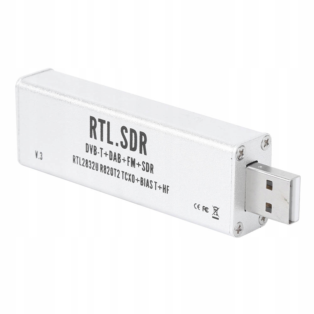 Rádiový Přijímač Rtl-sdr V3 Radio 0,1MHz-1,9GHz Plnopásmový