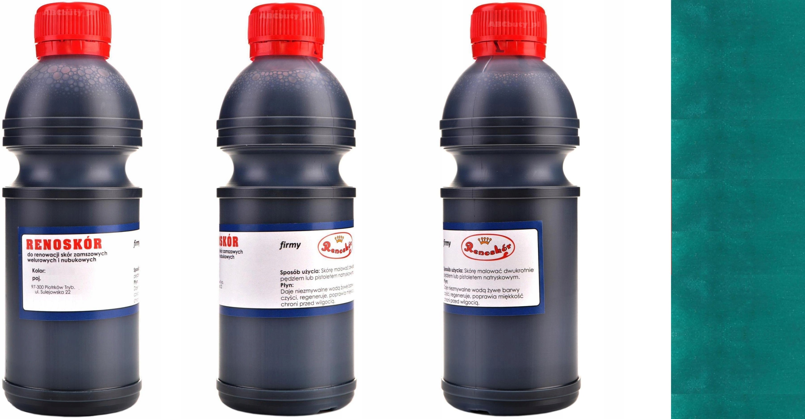 Zelená 9 Barva pro renovaci Velurového Čalounění Řídítka Alcantary 500 ml