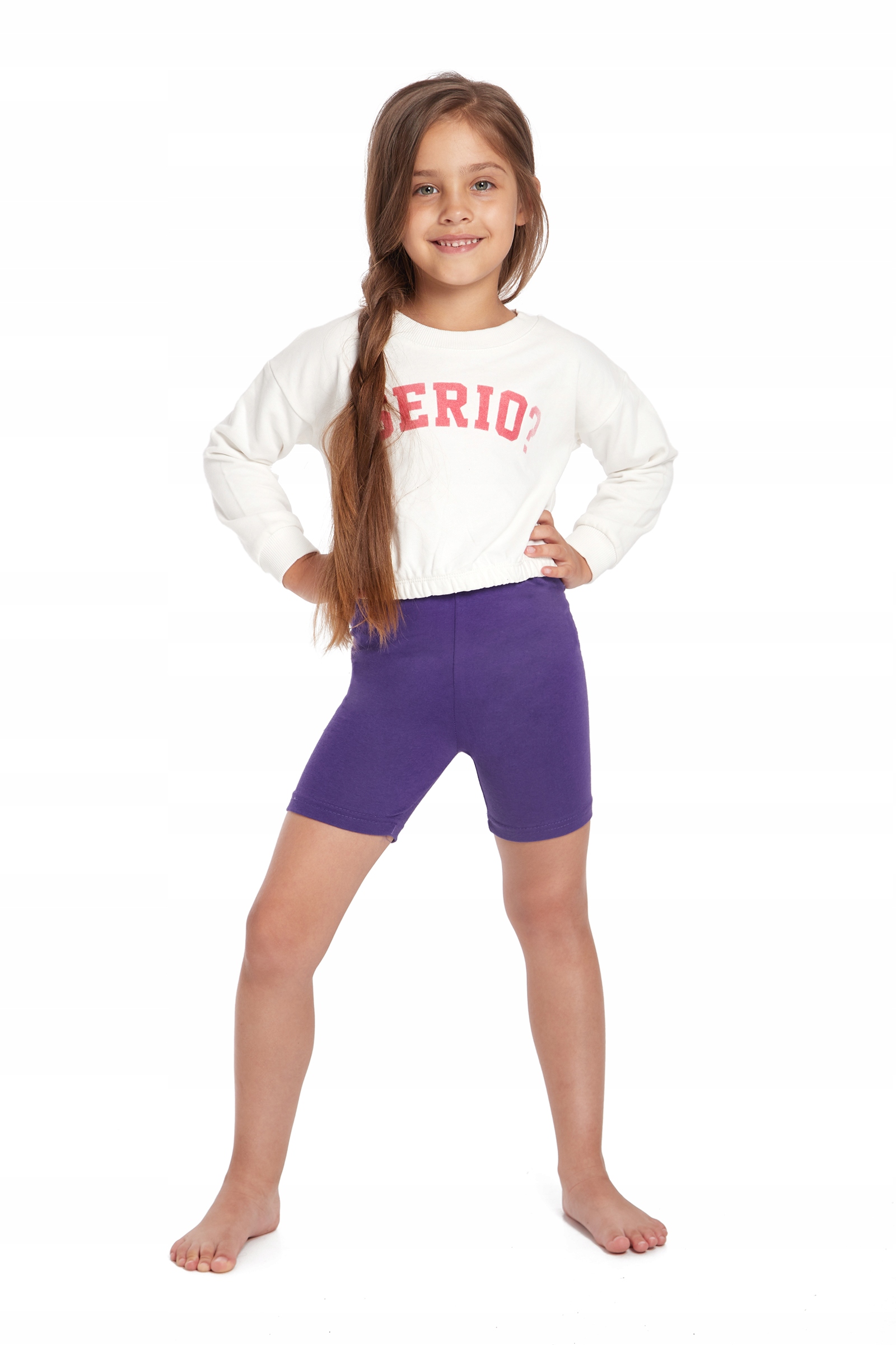 DZIECIĘCE LEGGINSY 1/2 LATO GETRY KOLARKI CHLK