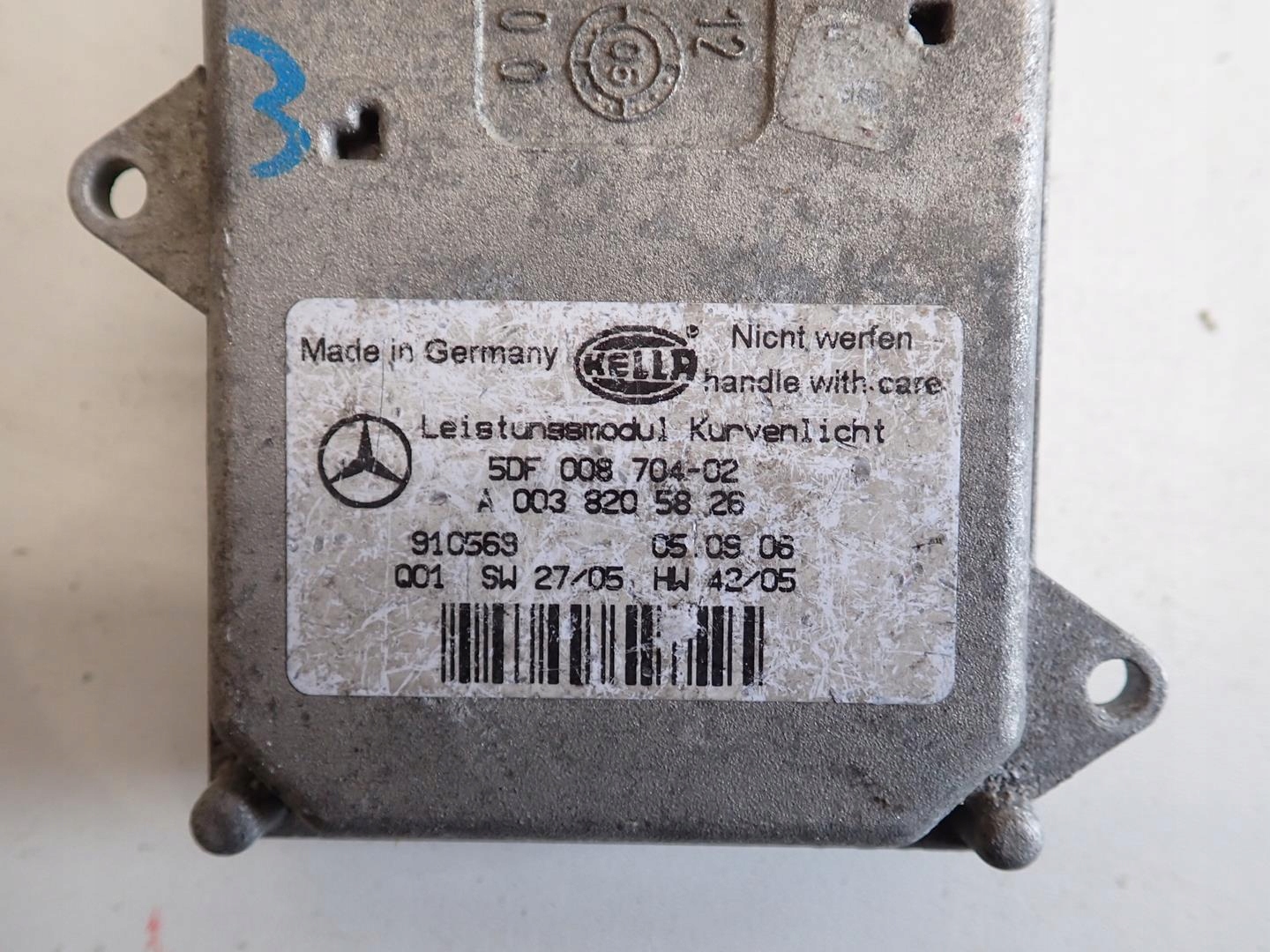 control unit module lights MERCEDES A0038205826