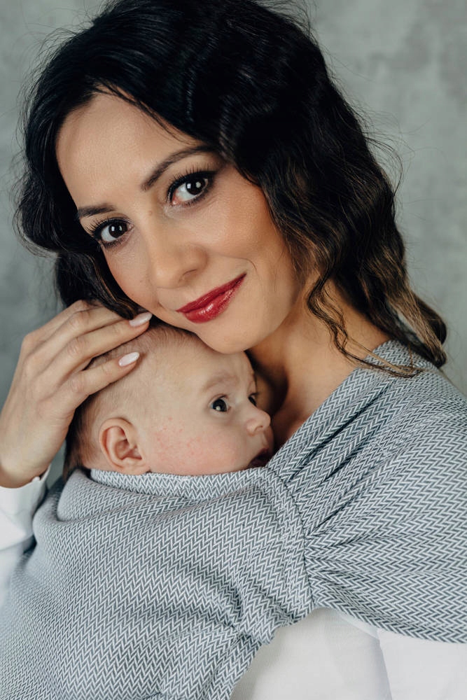 Nosidło LennyHybrid LennyLamb - Mała Jodełka Szara EAN (GTIN) 5907557751858