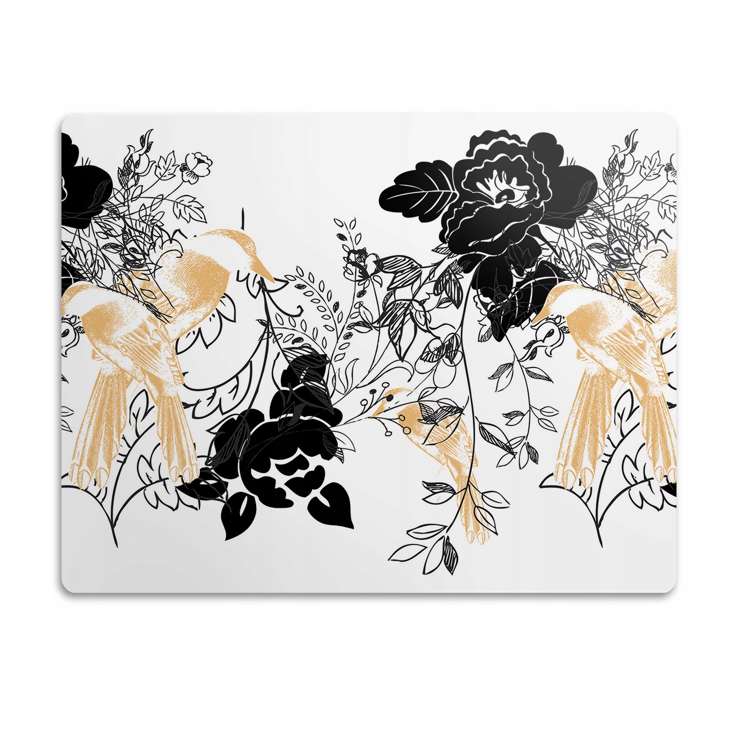 Levně Pro kočky podložka pod záchod Zlaté ptáky 90x60 cm