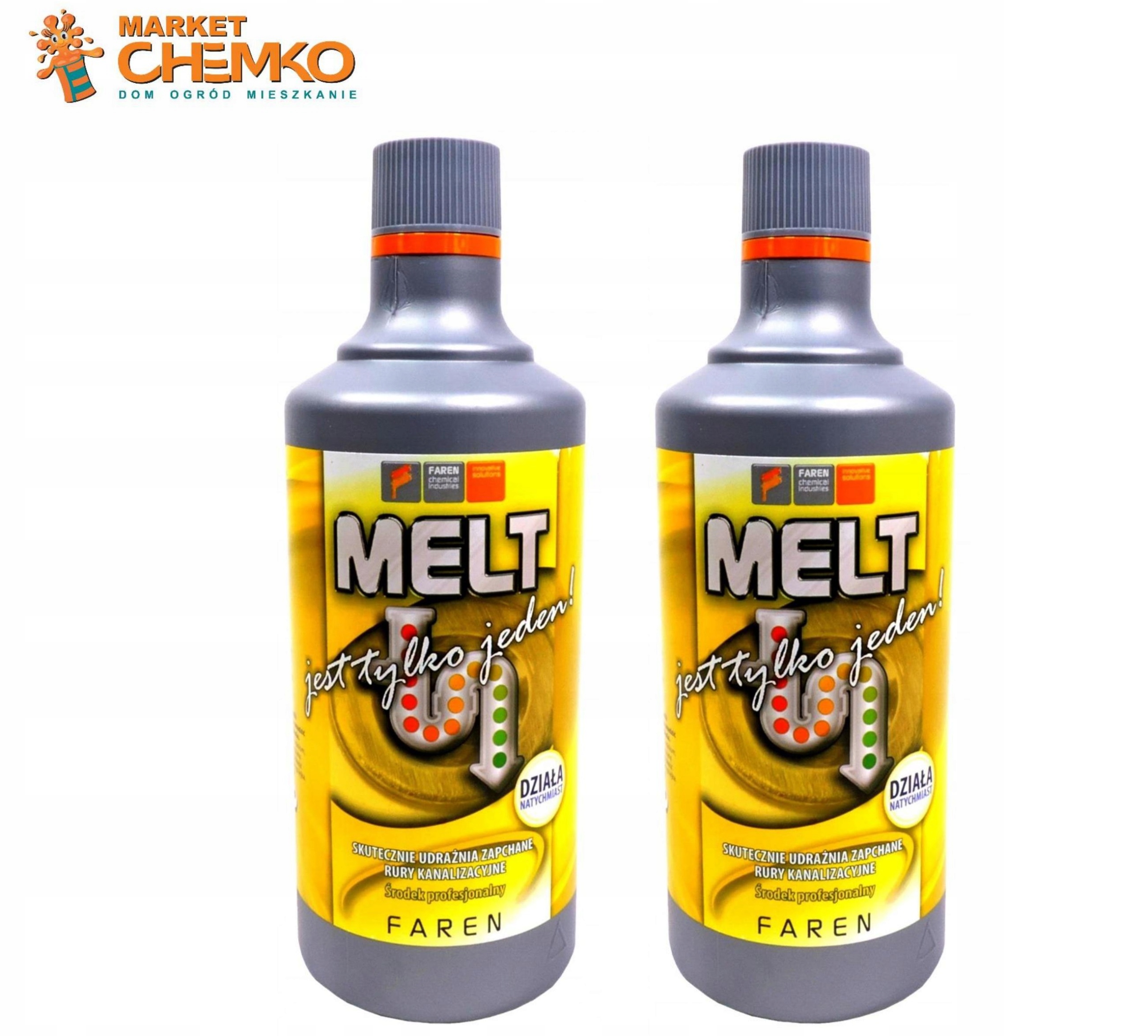 

Melt x2 Silny Środek Do Udrażniania Kanalizacji
