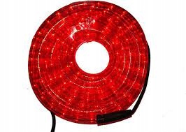 

Wąż świetlny Zewnętrzny Czerwony Lampki Led 10 m