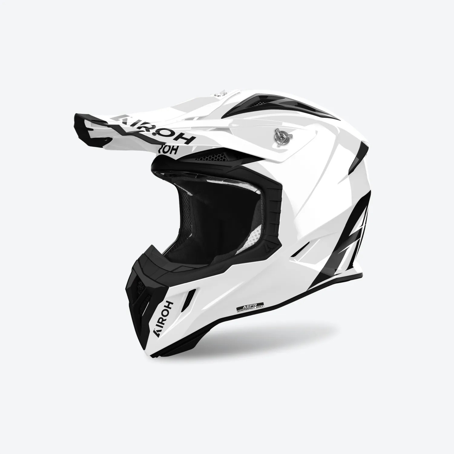 Airoh Prilba Cross Enduro Atv Štvorkolka Aviator Ace 2 Farba Biela Lesklá Roz