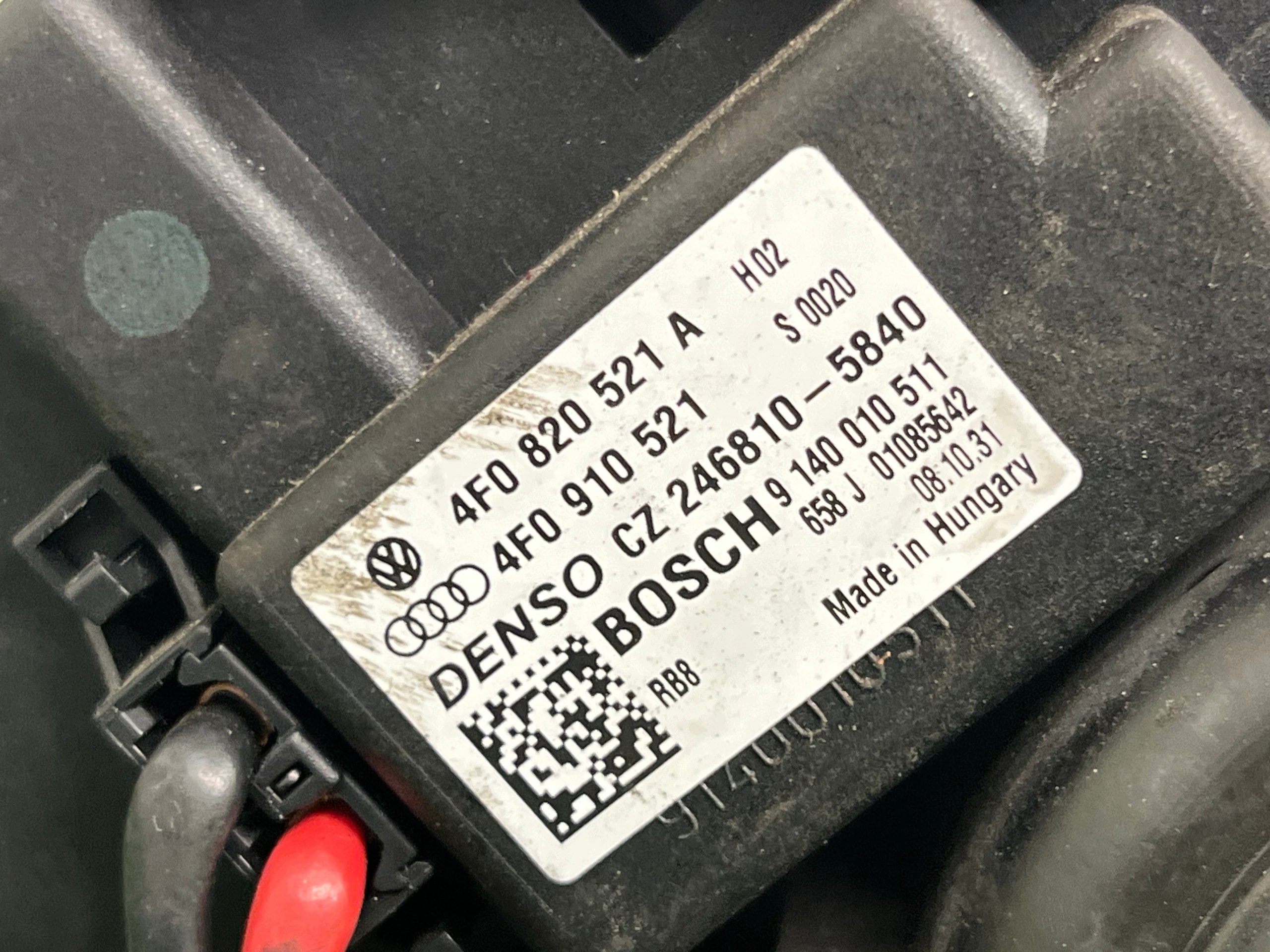 Lüfter des lüfters AUDI A6-C6 4F0910521 / 4F0820521A