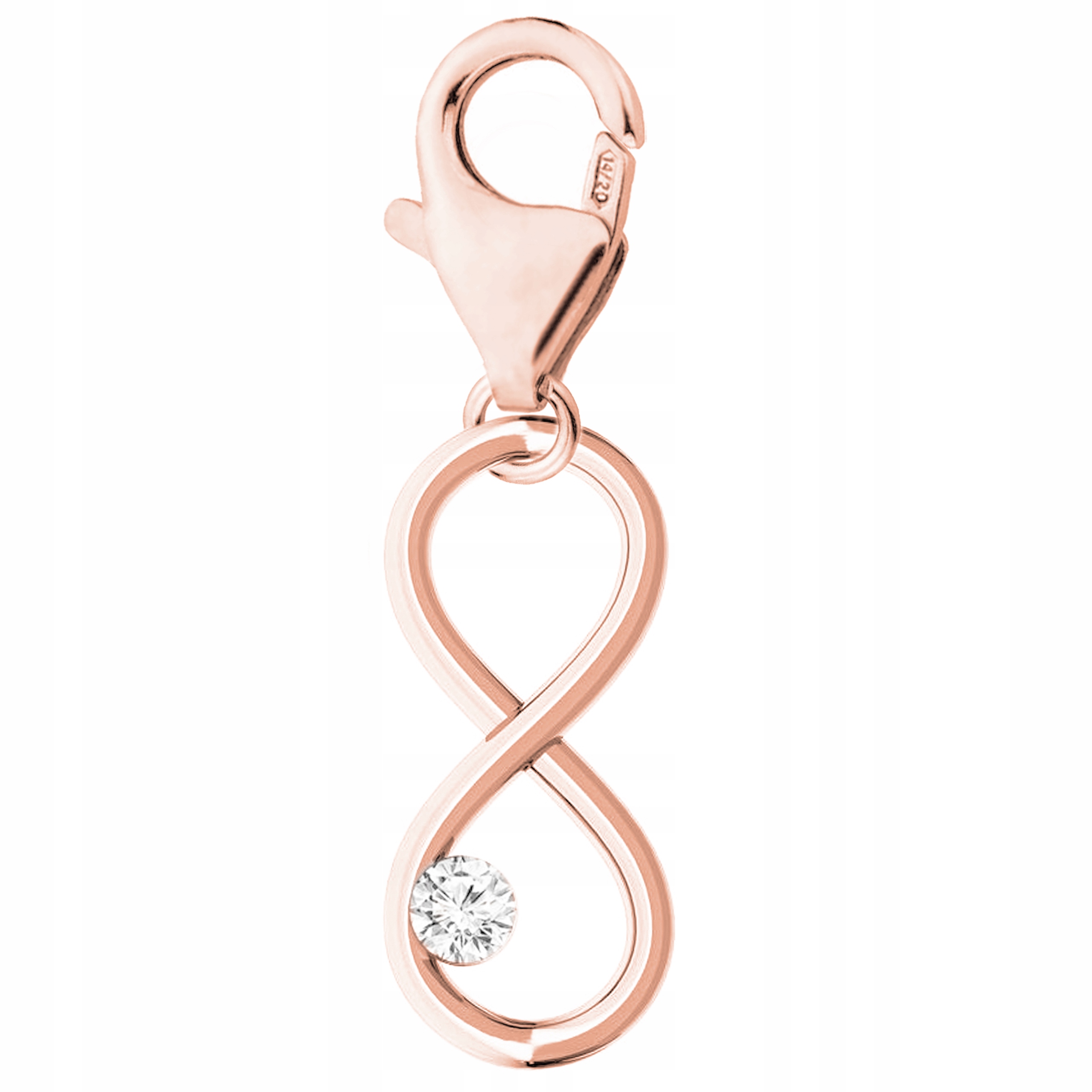 Pozlacený přívěsek Znak s nekonečnem Infinity Osmička Stříbro 925