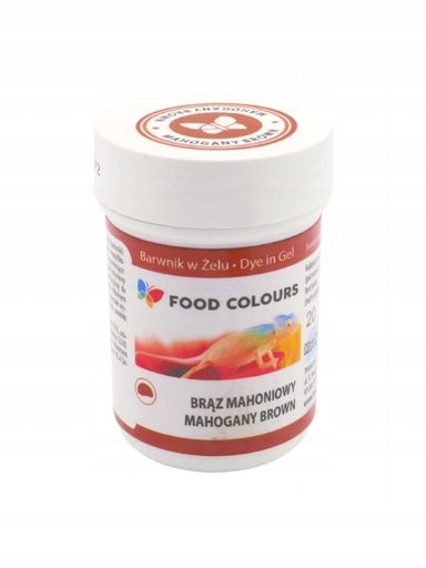 Levně Food Colours Gelové barvivo Bronz Mahagonový bronz 35 ml