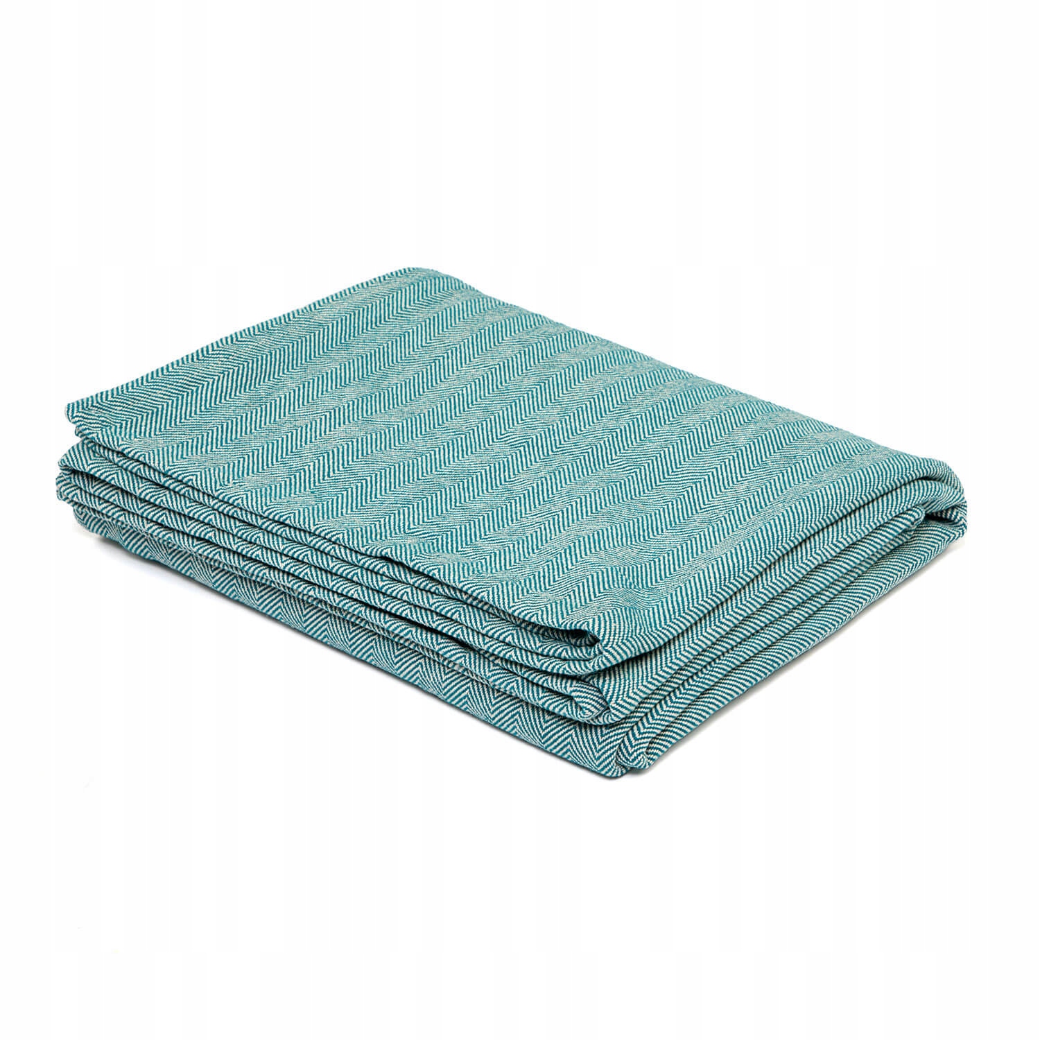 Koc bawełniany do jogi Bodhi Nidra 150 x 200 cm błękitny 100% bawełna