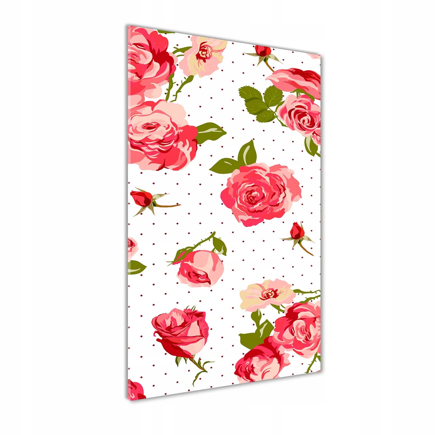 

Foto obraz szkło hartowane Dzikie róże 60x120 cm