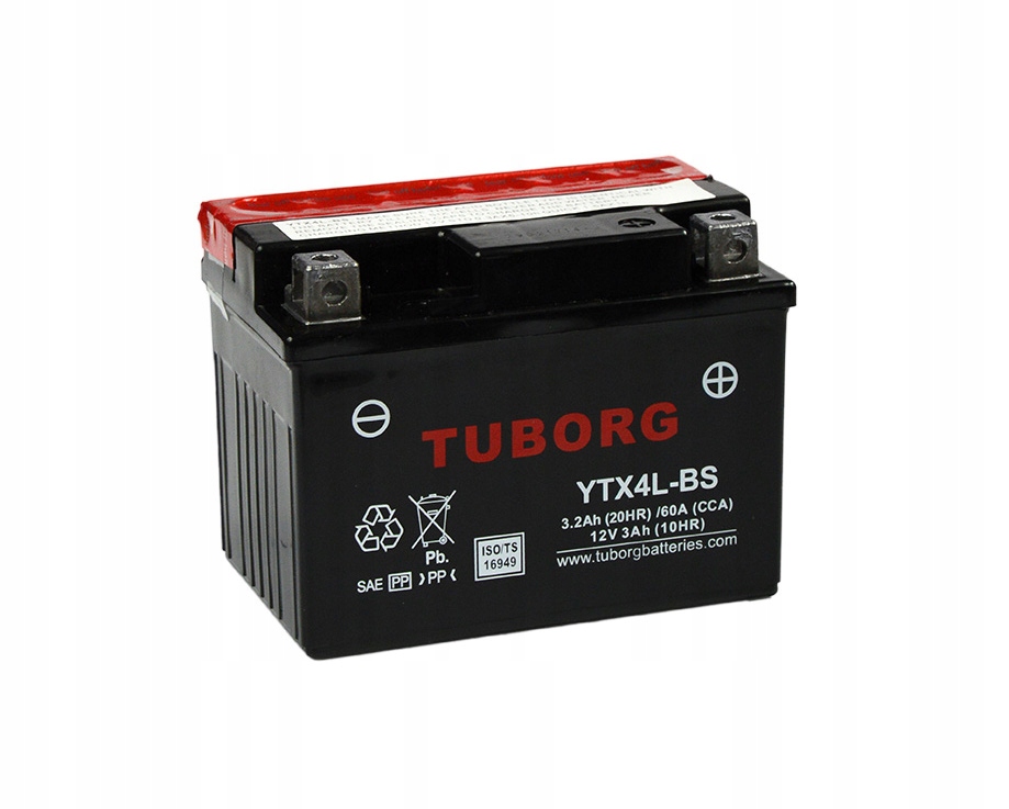 Akumulator Tuborg 3,2Ah 60A T-YTX4L-BS Gel