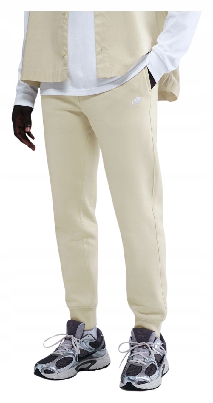 Kalhoty Nike Club Bb Jogger krémové FN3787 229 vel. L