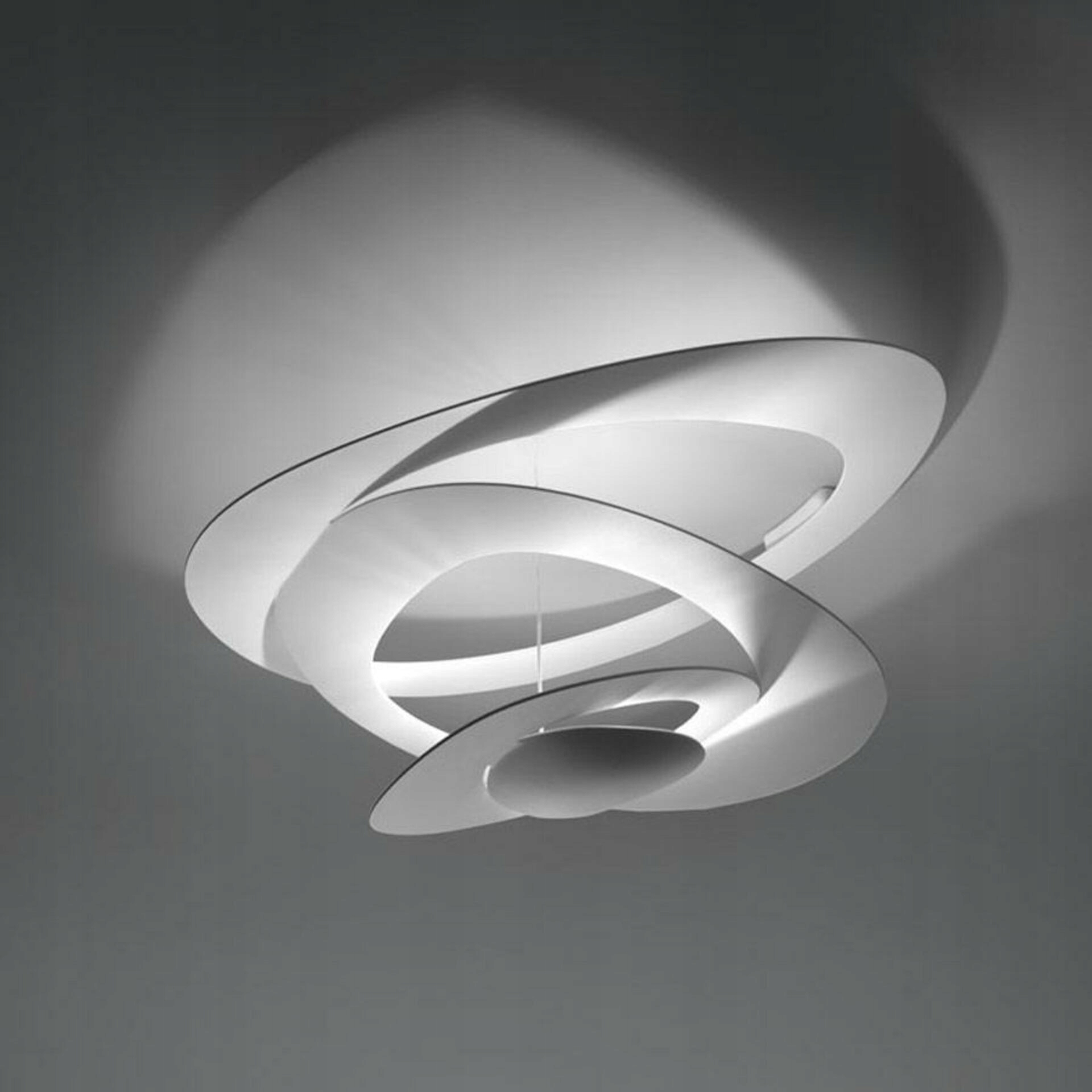 Stropné svietidlo Artemide Pirce biela, halogén, design, 1242010A, 94x97x44 c