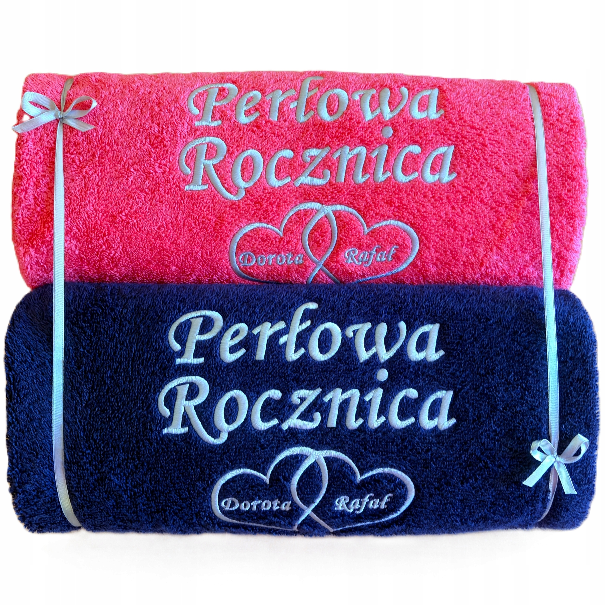 Dárek k 30. Výročí Svatby, výročí perla, hod pro rodiče, Ručníky, výšivka