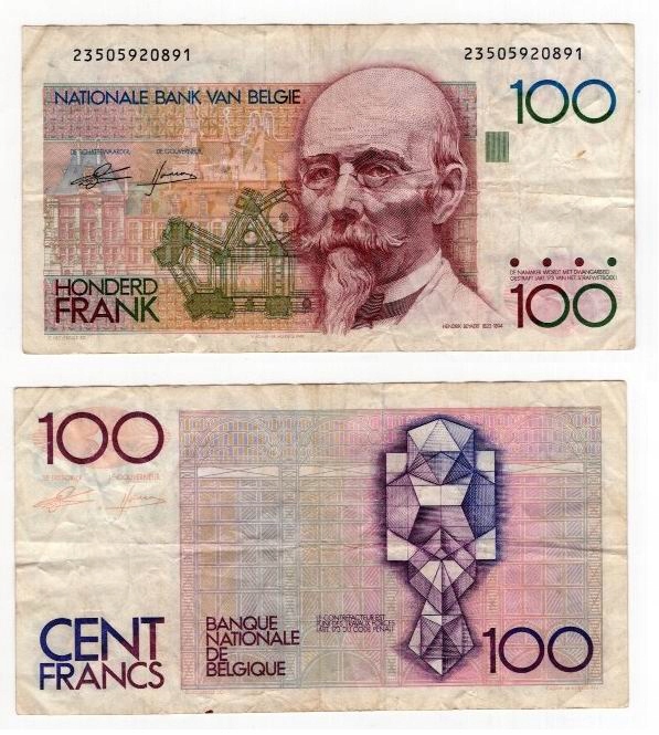 BELGIA 1982 100 FRANCS