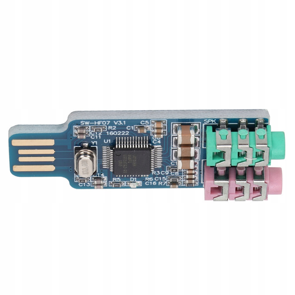 KARTA DŹWIĘKOWA Z KONWERTEREM CM108 PODŁĄCZANA PRZEZ USB