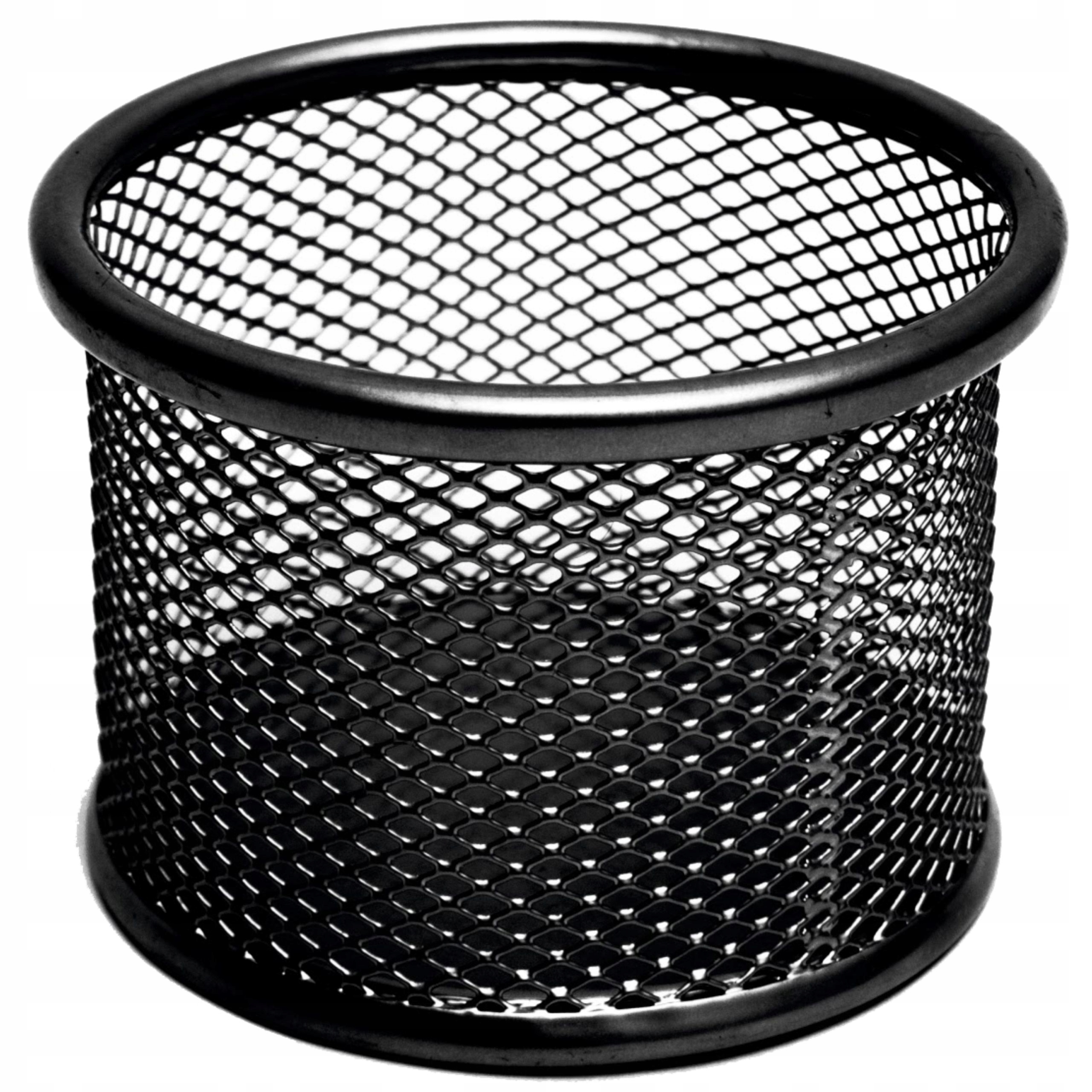

Pojemnik przybornik metalowy 9 x 6,5 cm na biurko