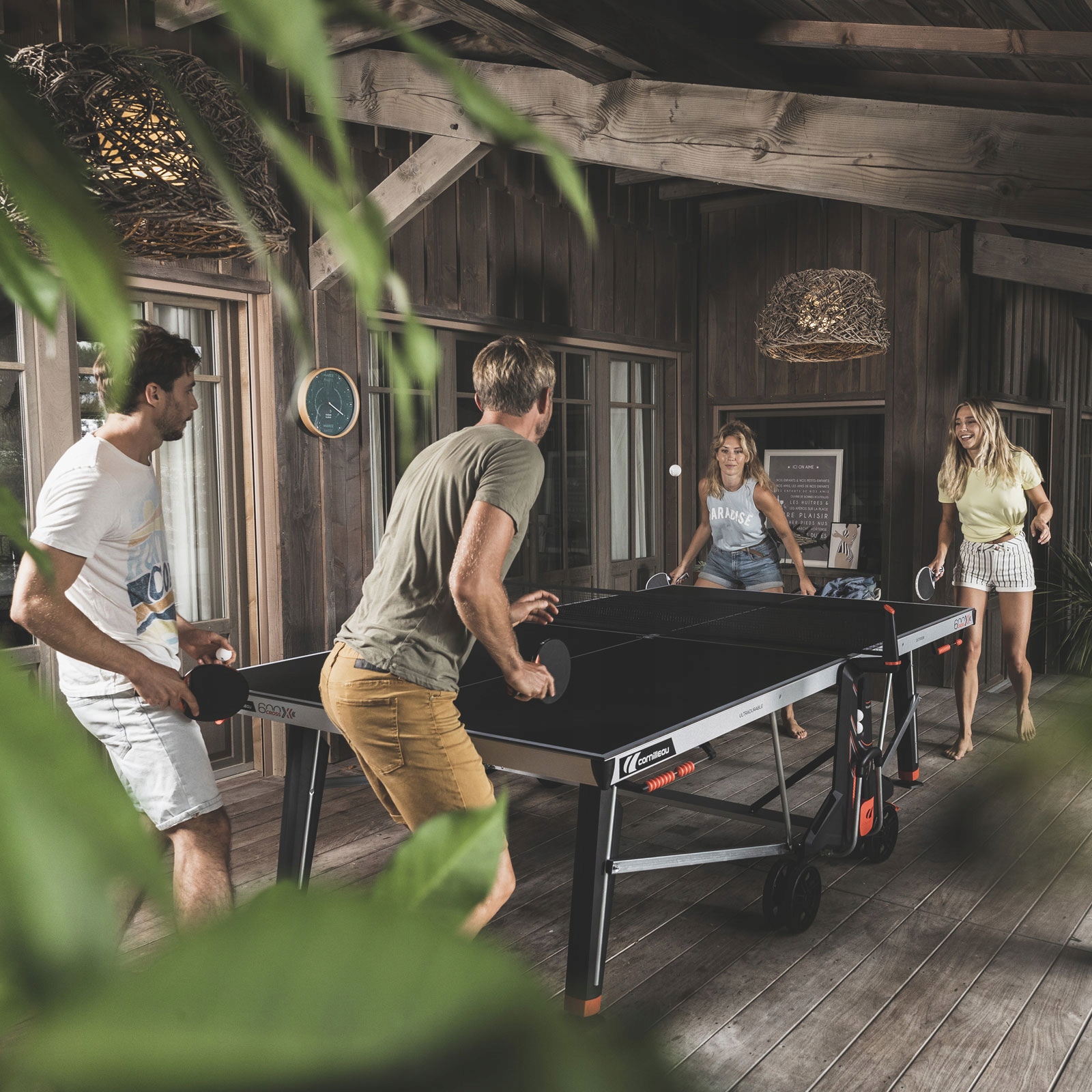 CORNILLEAU STÓŁ TENISOWY 600X OUTDOOR CZARNY Model 600X