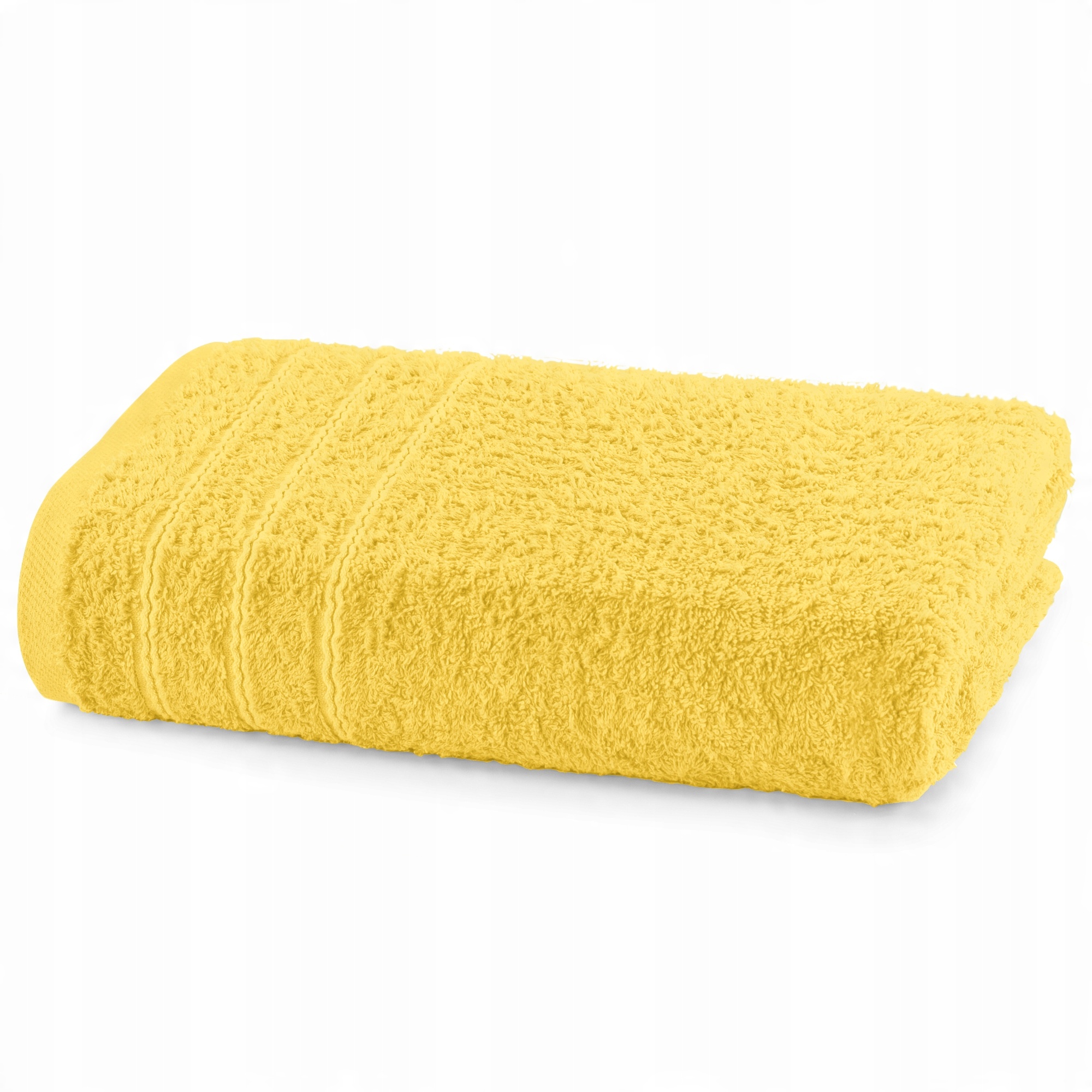 

Gładki ręcznik bawełniany frotte żółty 70x200 cm