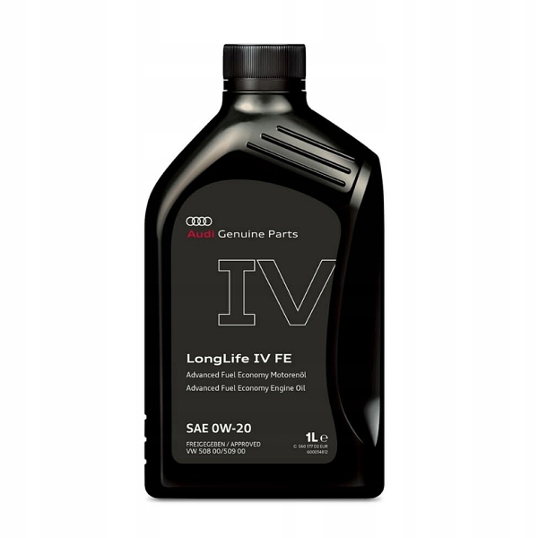 

Olej Audi Longlife IV Fe 0W20 508.00/509.00 1L