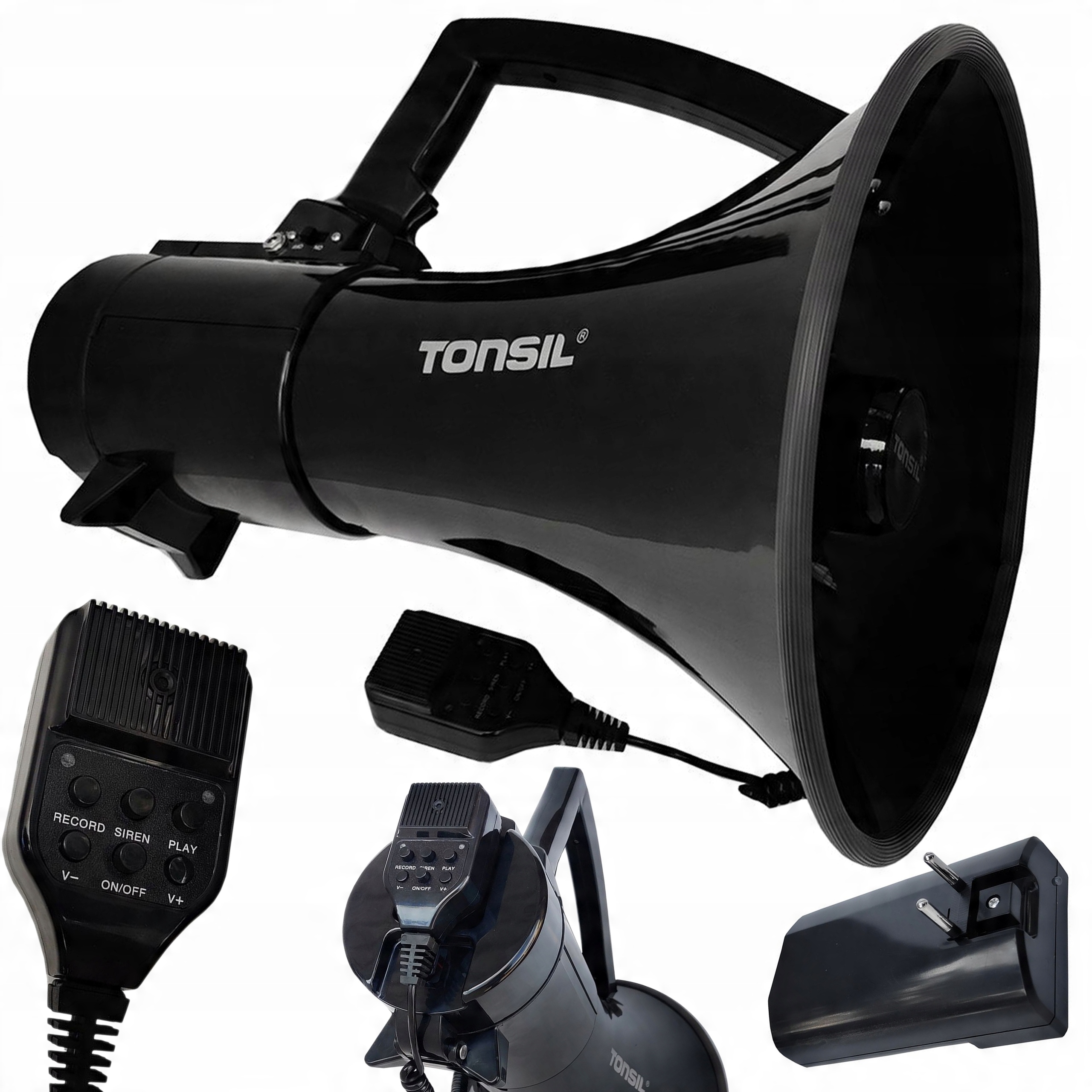 

Tonsil Megafon Te 30/20 +aku Syrena Nagrywanie Rec
