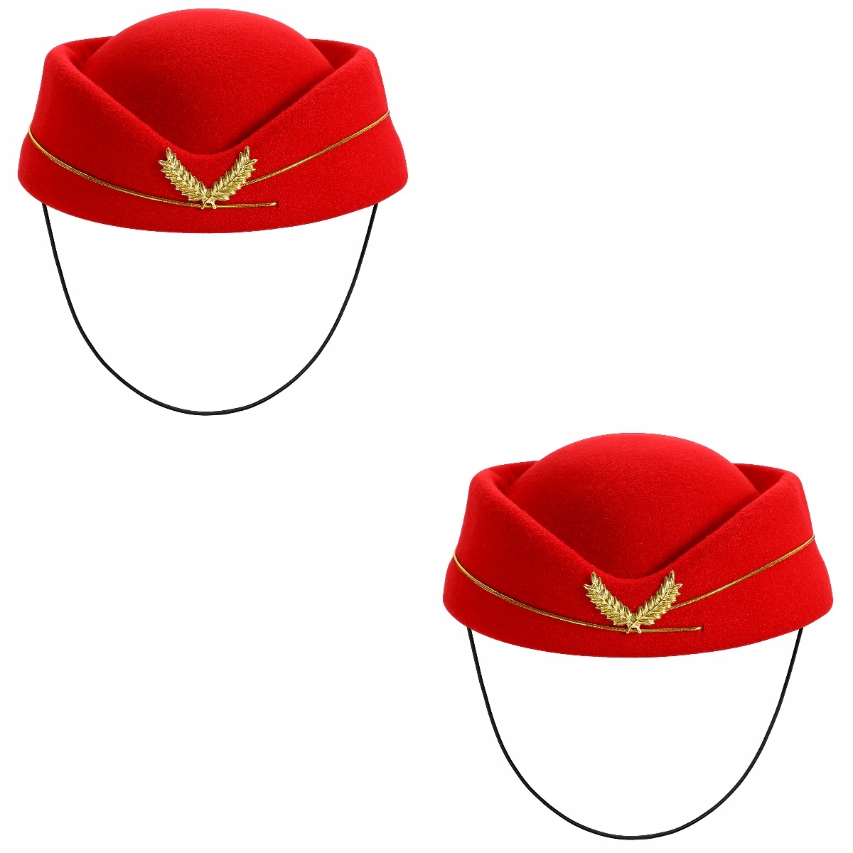 Modna czapka stewardesy Pilot przebranie na k