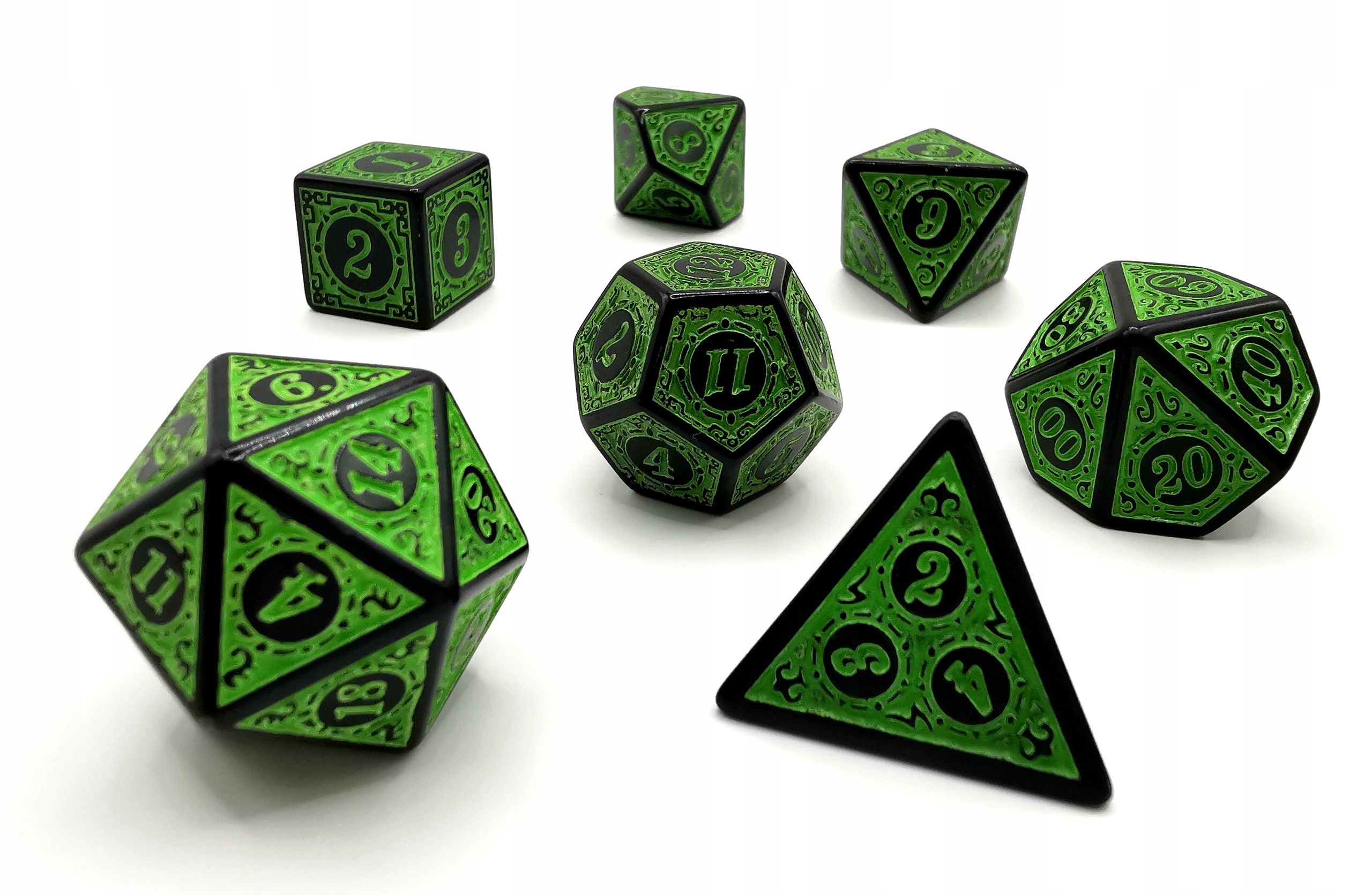 Zestaw 7 szt. kości do gry DnD