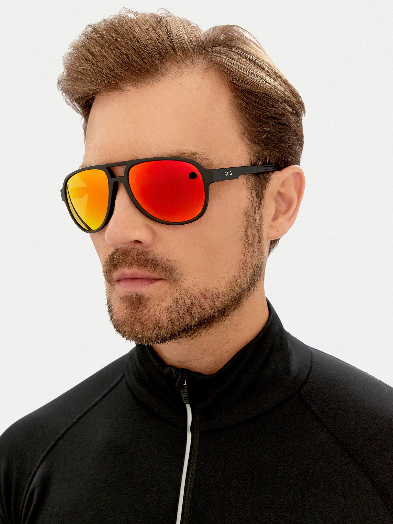 GOG Okulary przeciwsłoneczne Hardy E715-1P Czarny