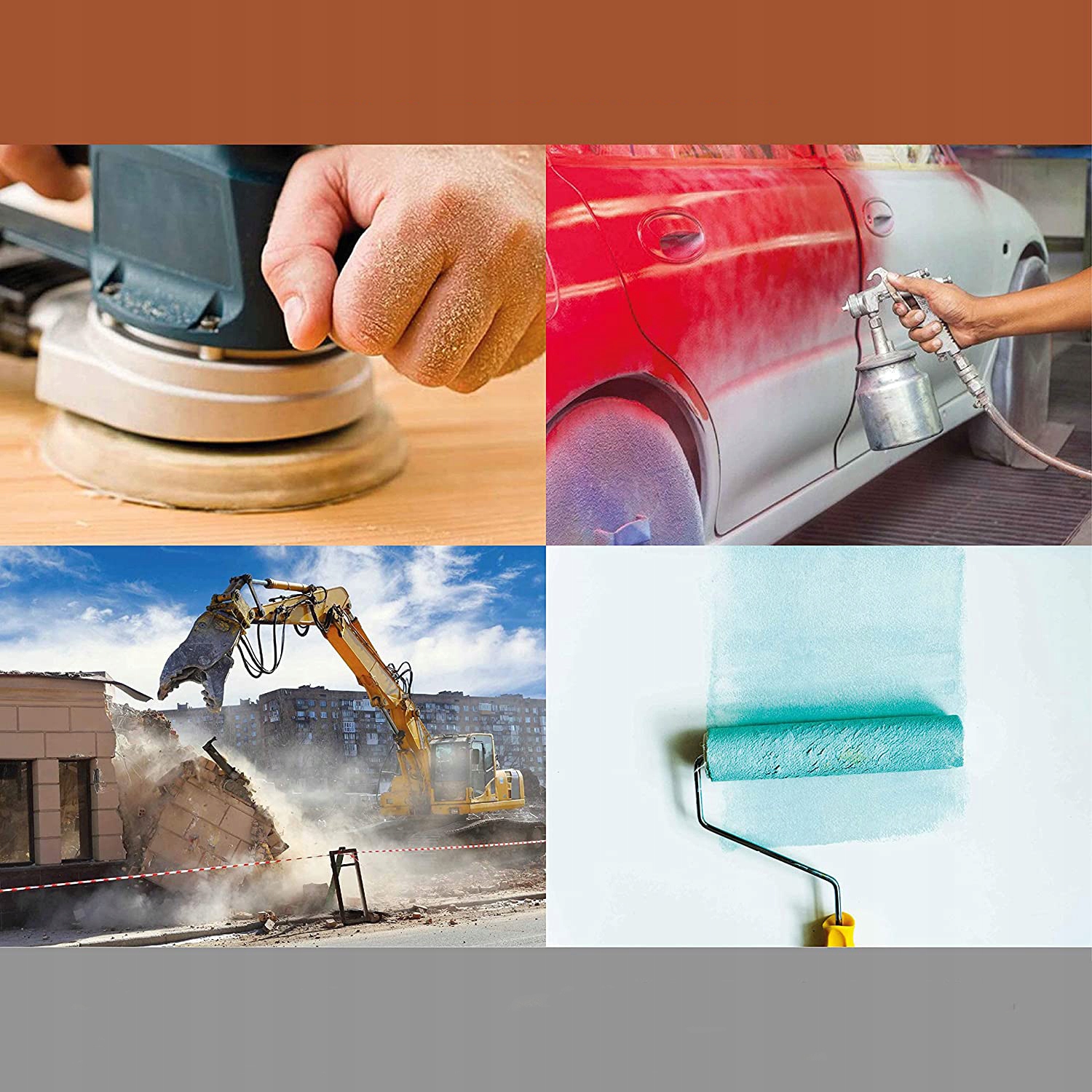 OCHRONA PRZED KURZEM WIELOKROTNEGO UŻYTKU (PÓŁMASKA) Z OKULARAMI, FILTRAMI Klasa ochronna N95